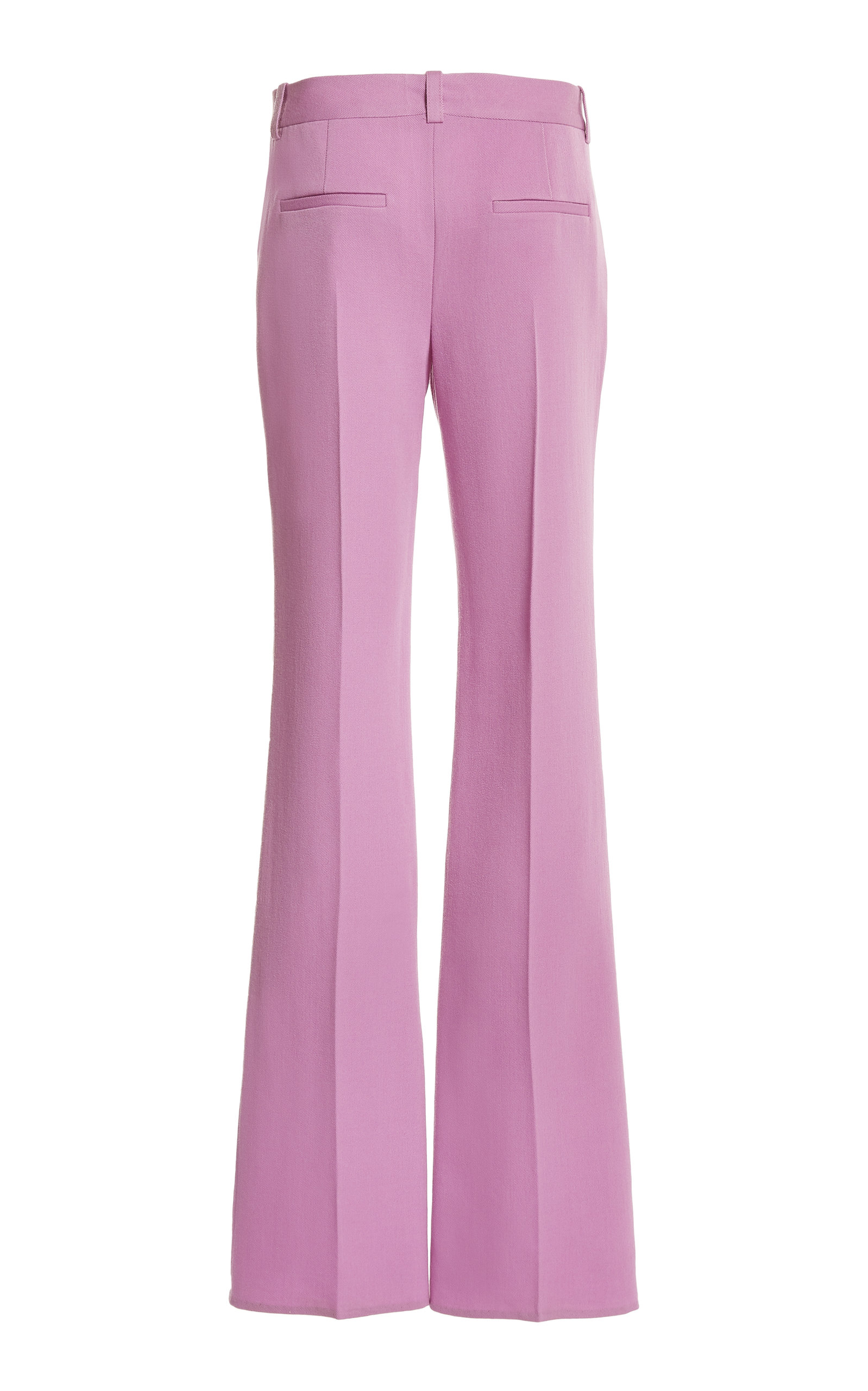 Wool-Twill Wide-Leg Trousers