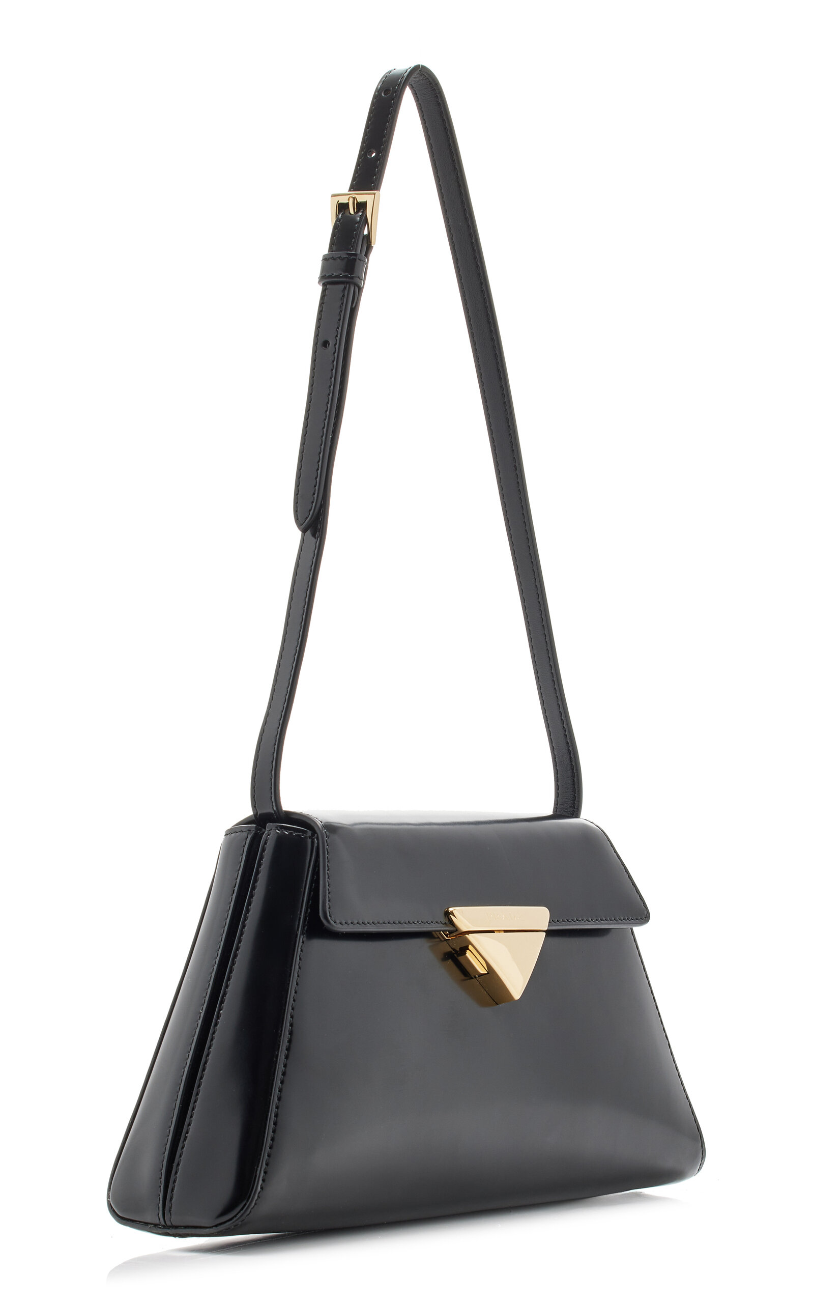 Runway Patent Leather Shoulder Bag