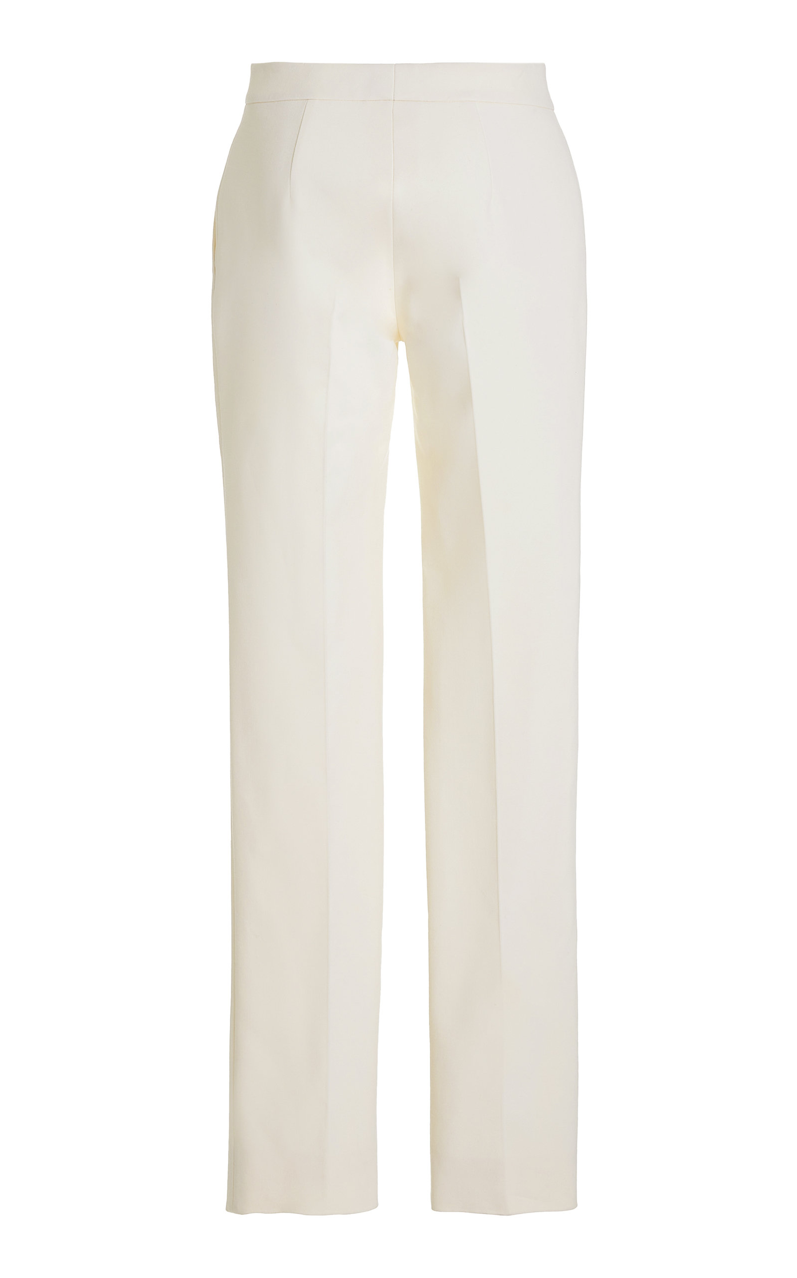 Double-Faced Stretch-Wool Straight-Leg Trousers