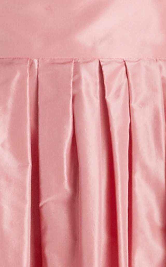 Pleated Silk Ball Skirt