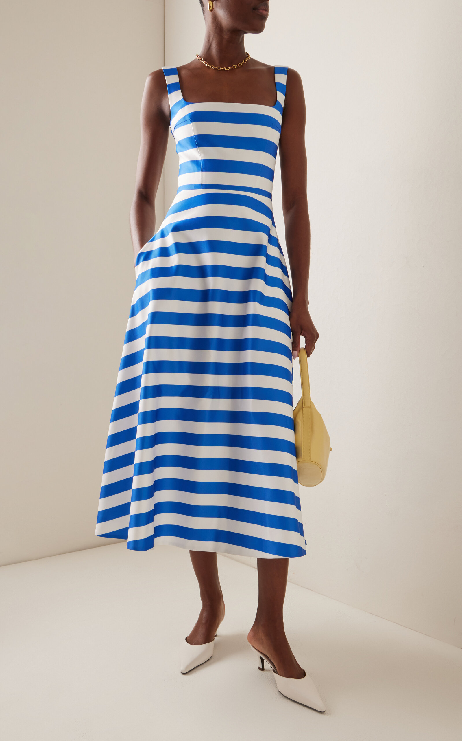 Shilo Twill Midi Dress