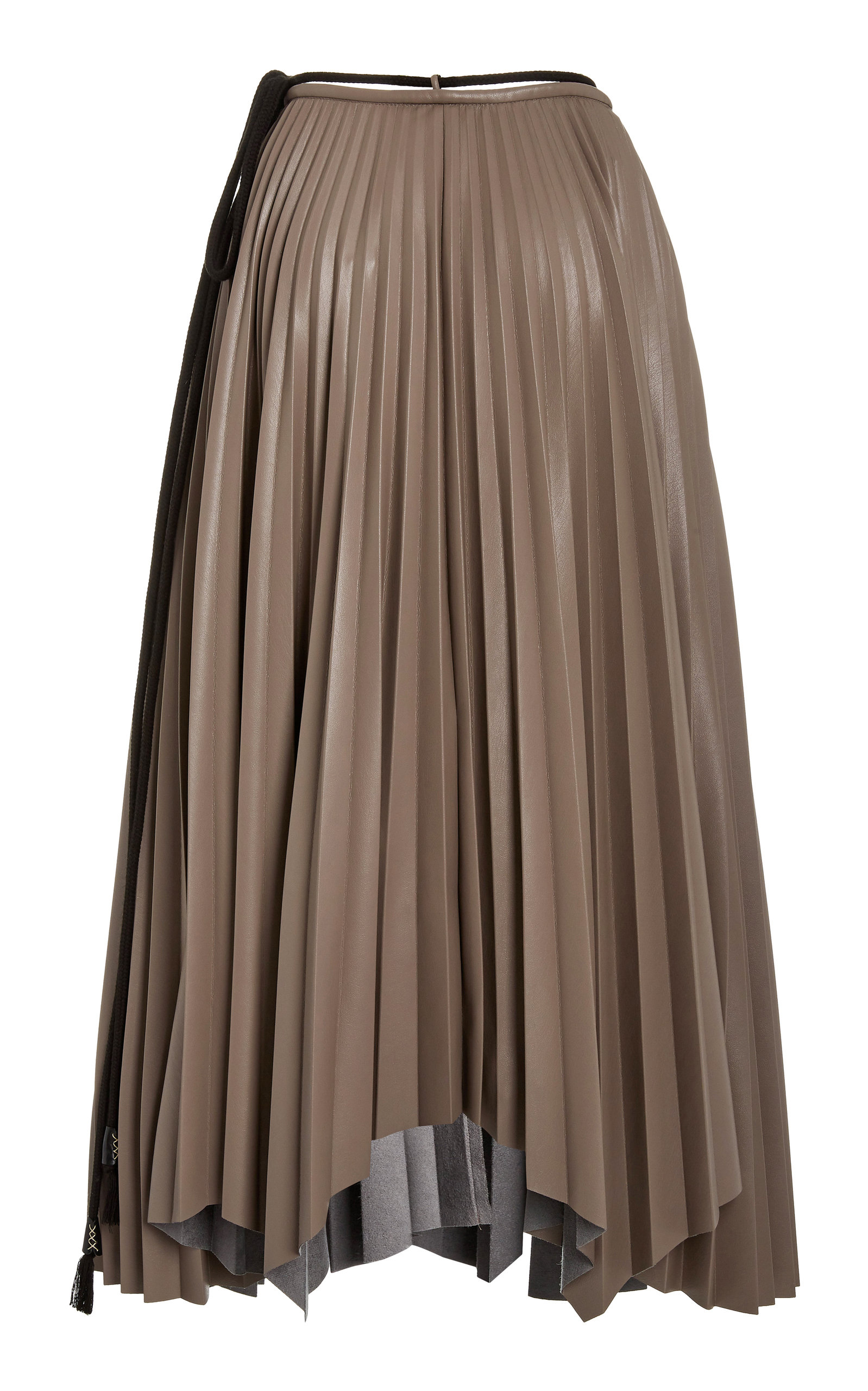 Beeja High-Rise Plisse-Crepe Skirt