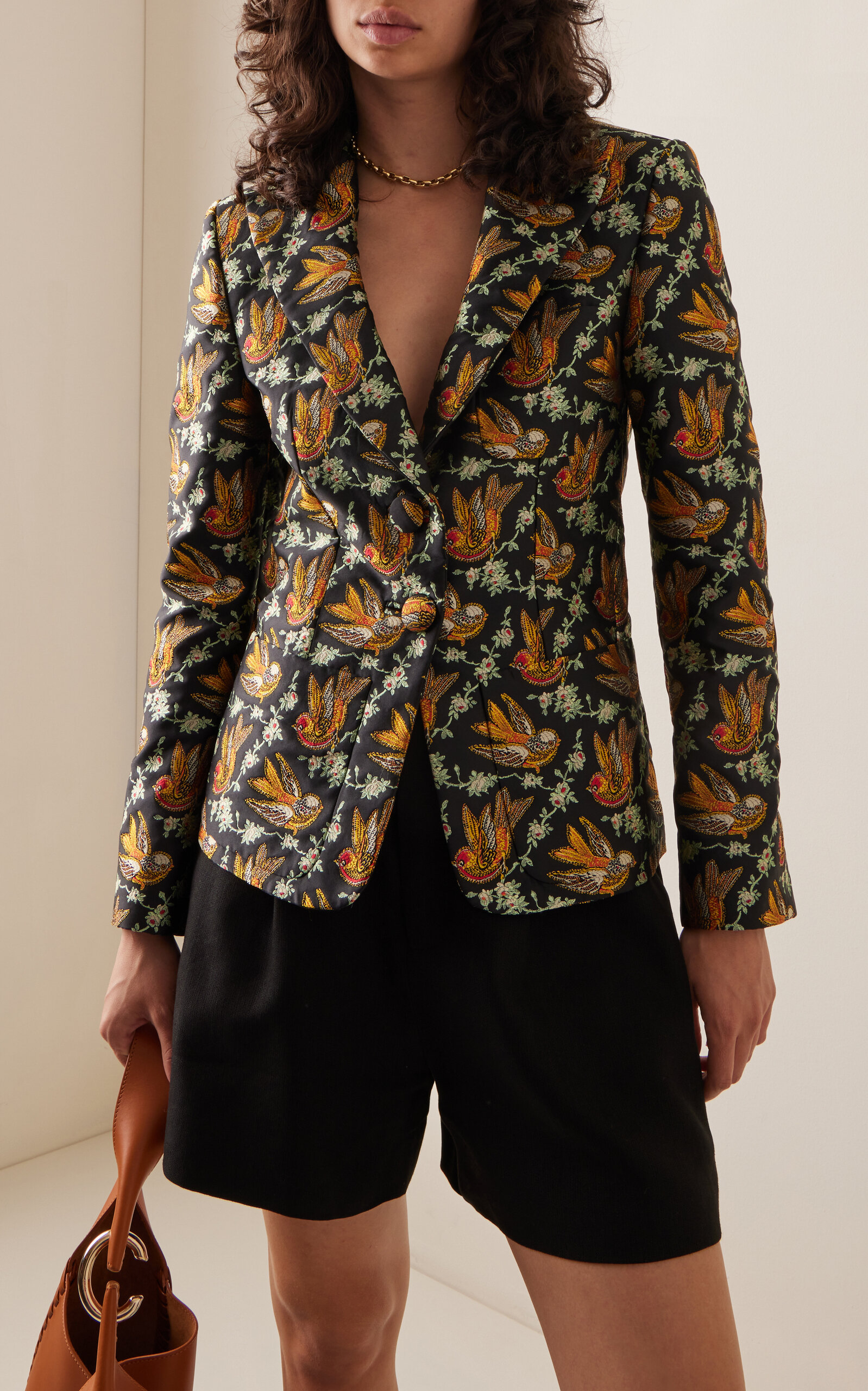 Jacquard Blazer Jacket