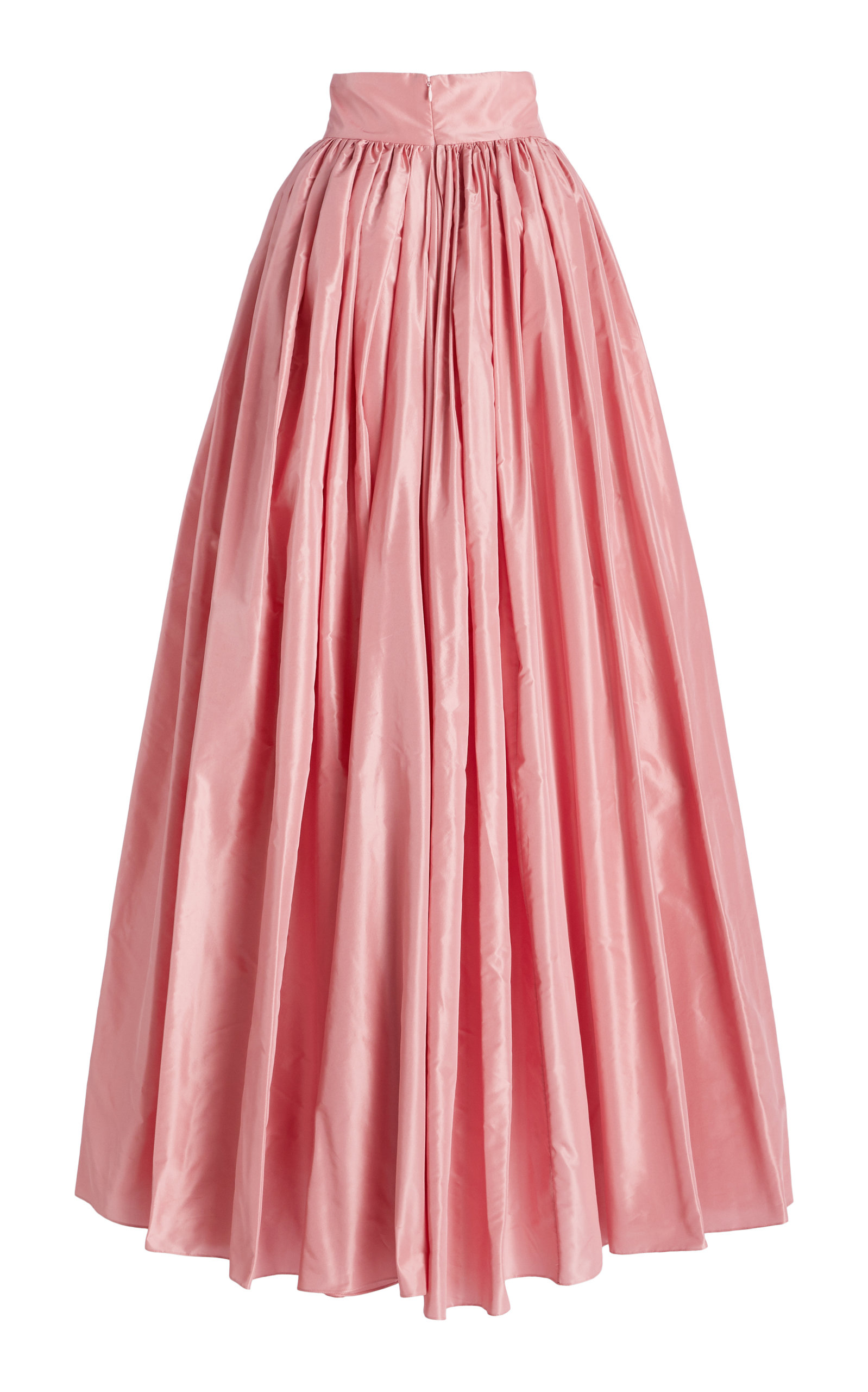 Pleated Silk Ball Skirt