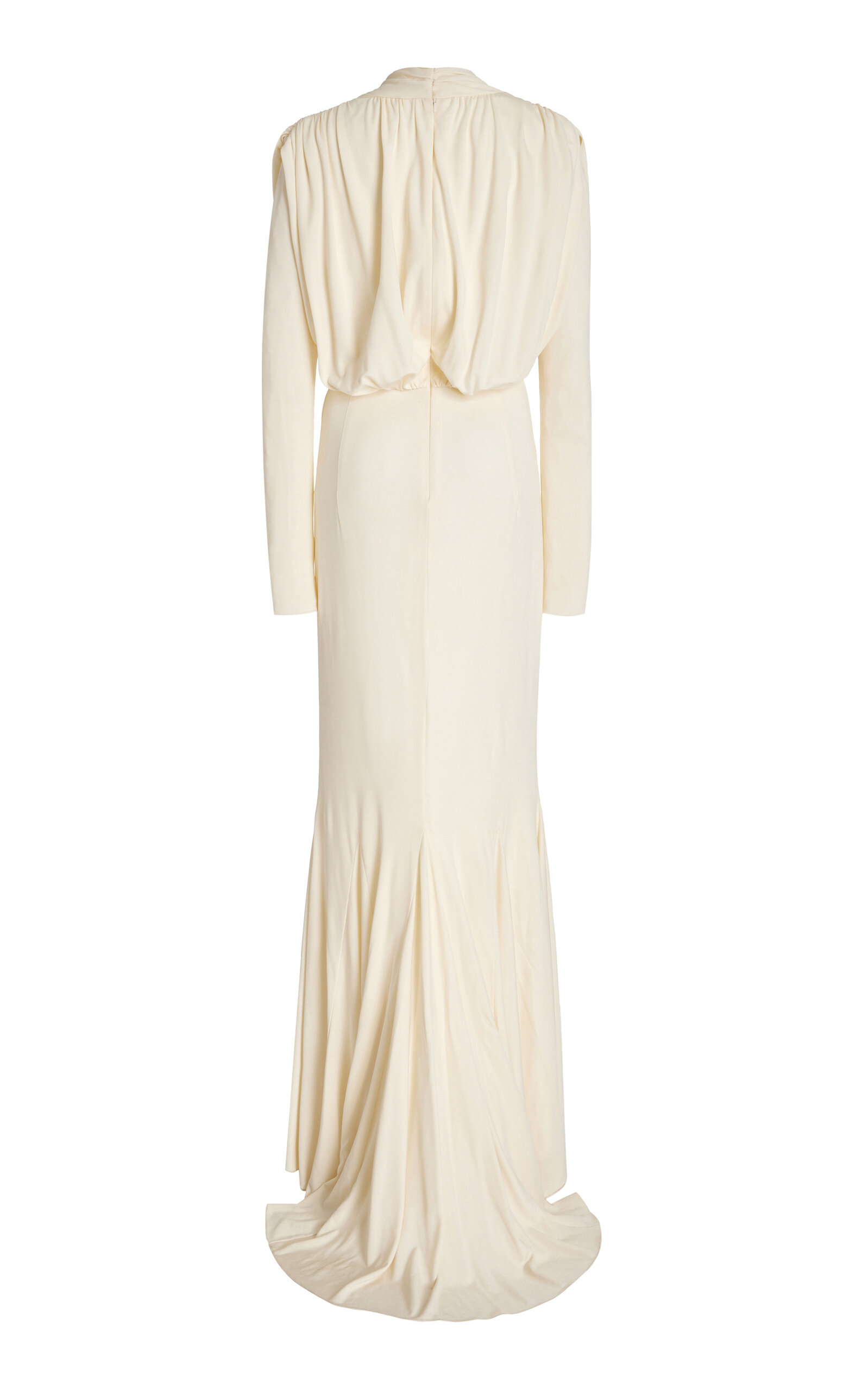 Plunging Jersey Gown