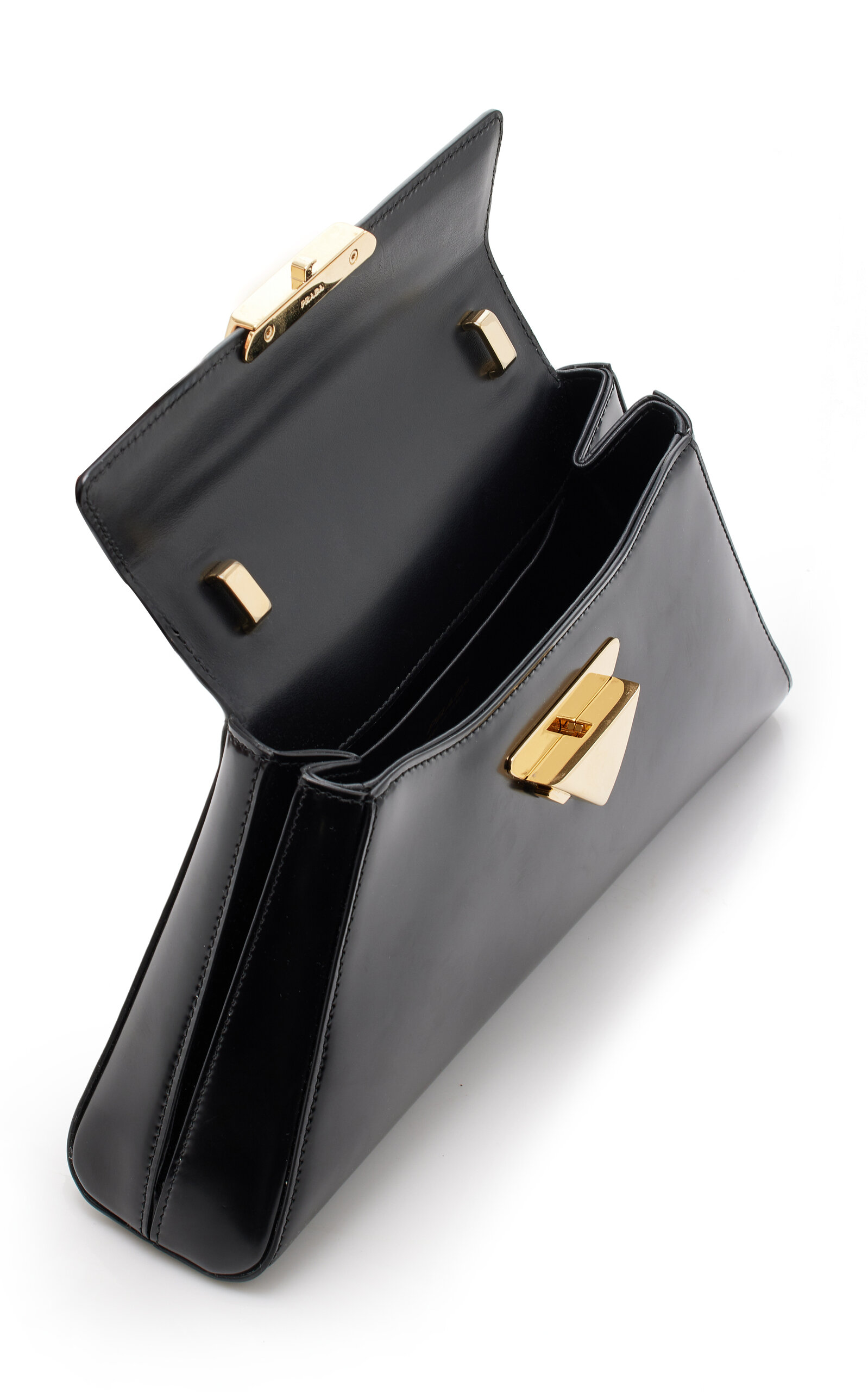 Runway Patent Leather Shoulder Bag