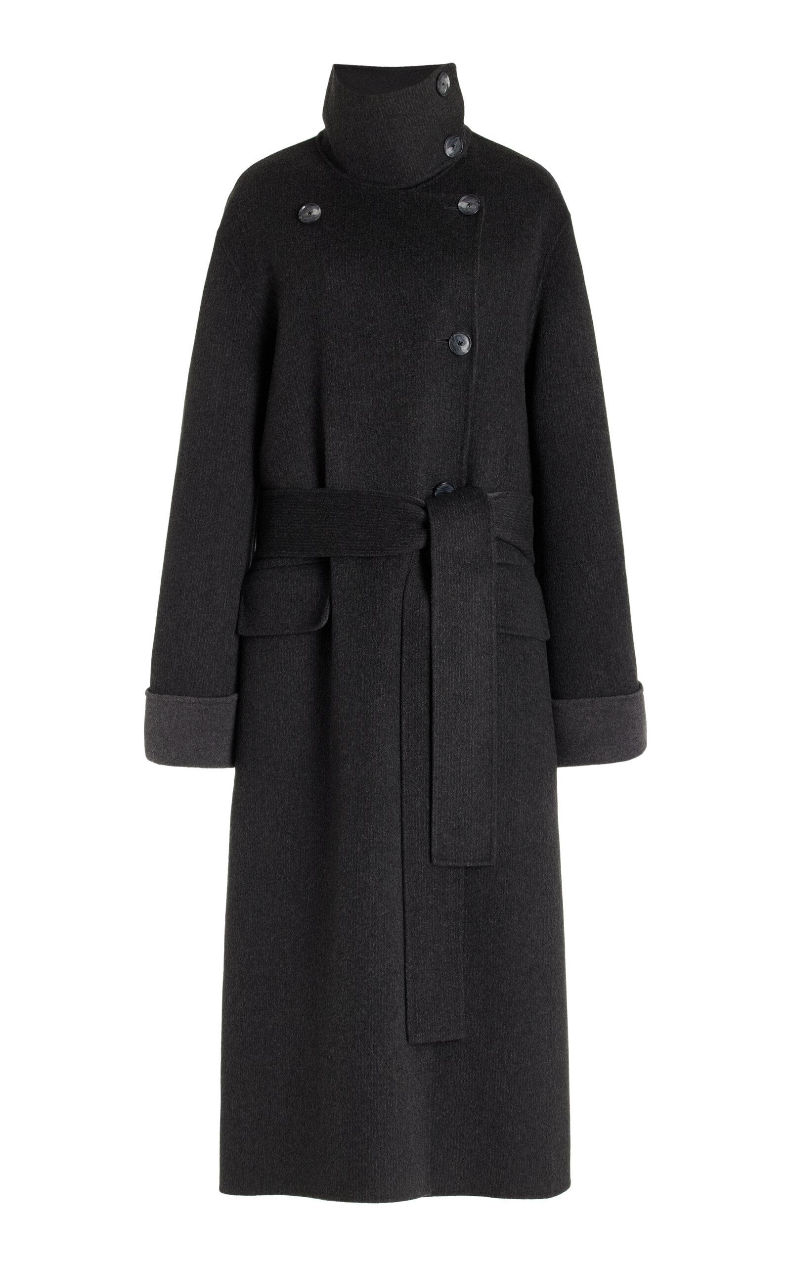 Constance Ribbed Melton Coat