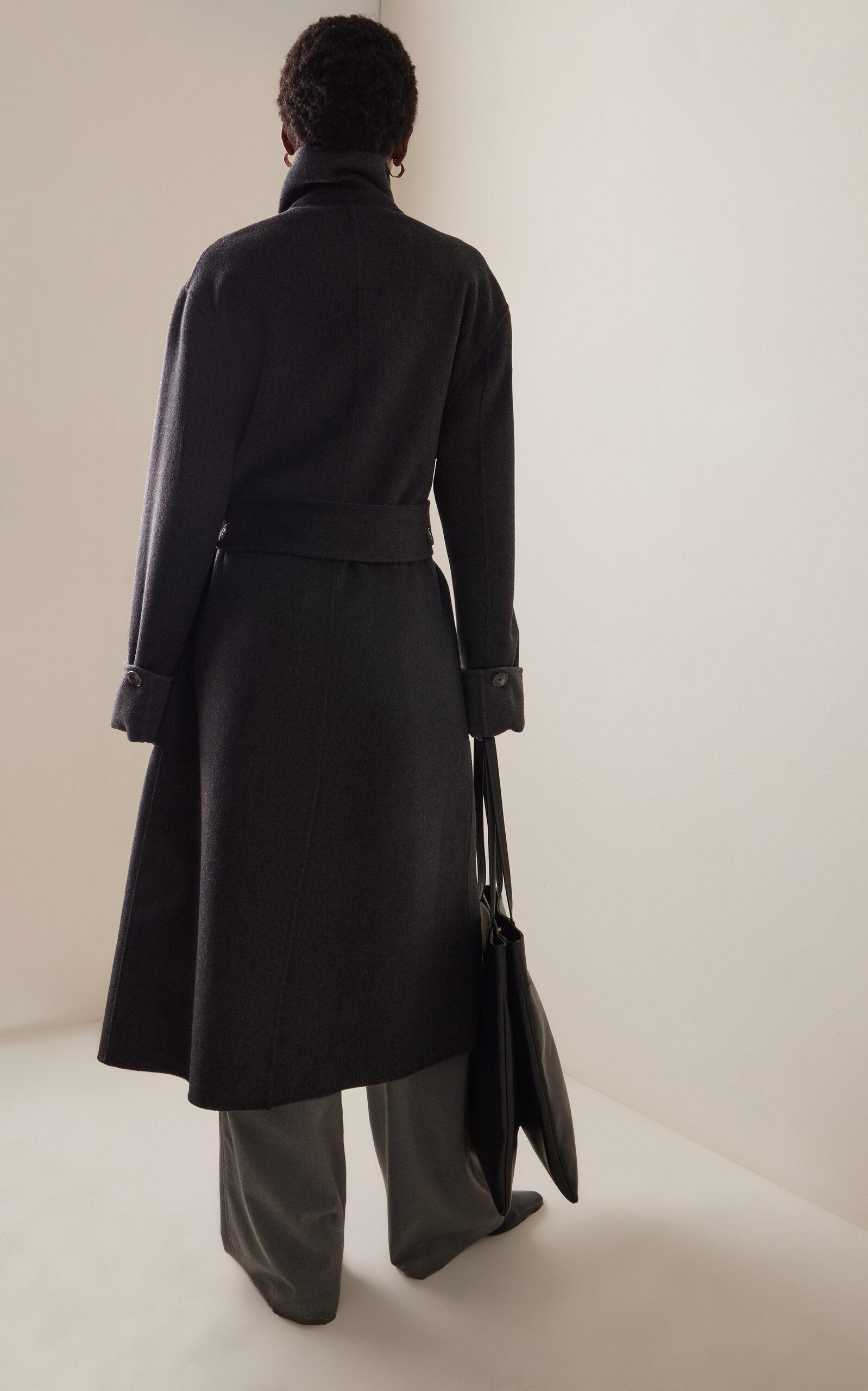 Constance Ribbed Melton Coat