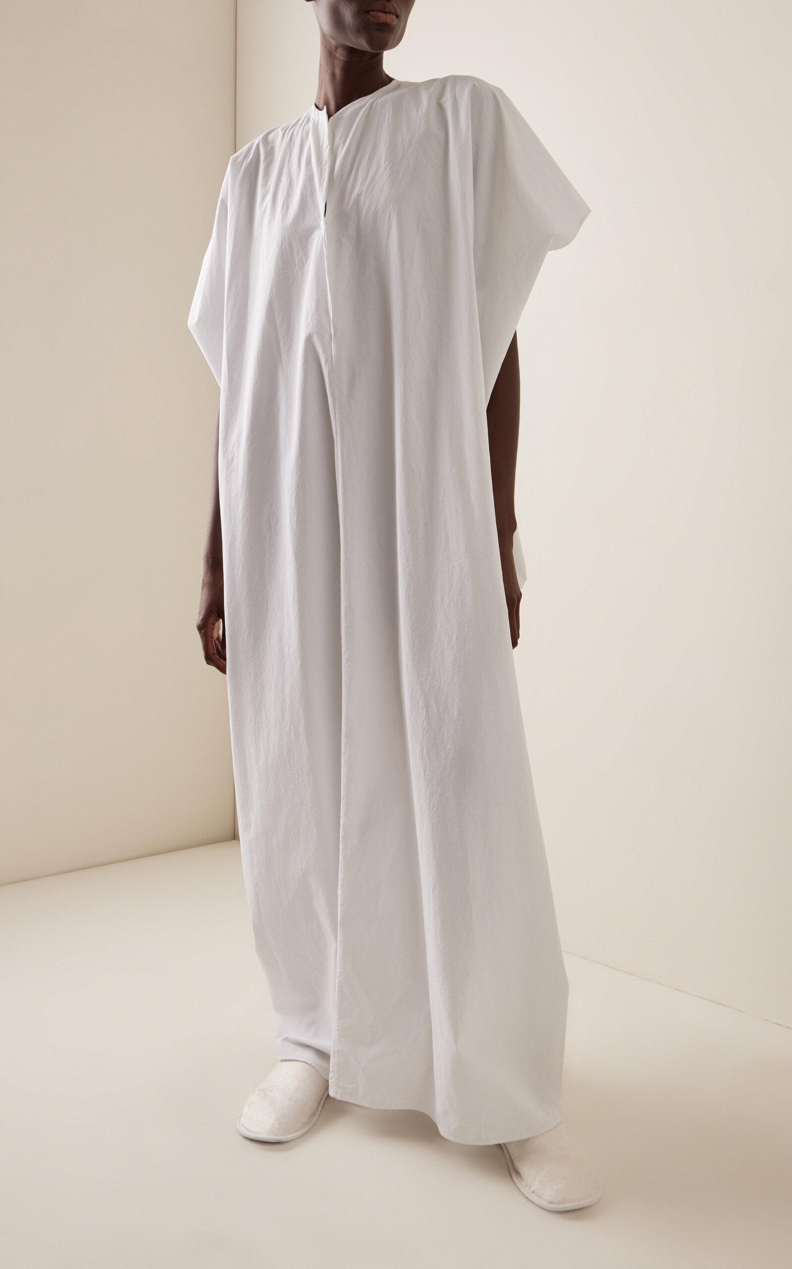 Saule Cotton Poplin Kaftan Maxi Dress