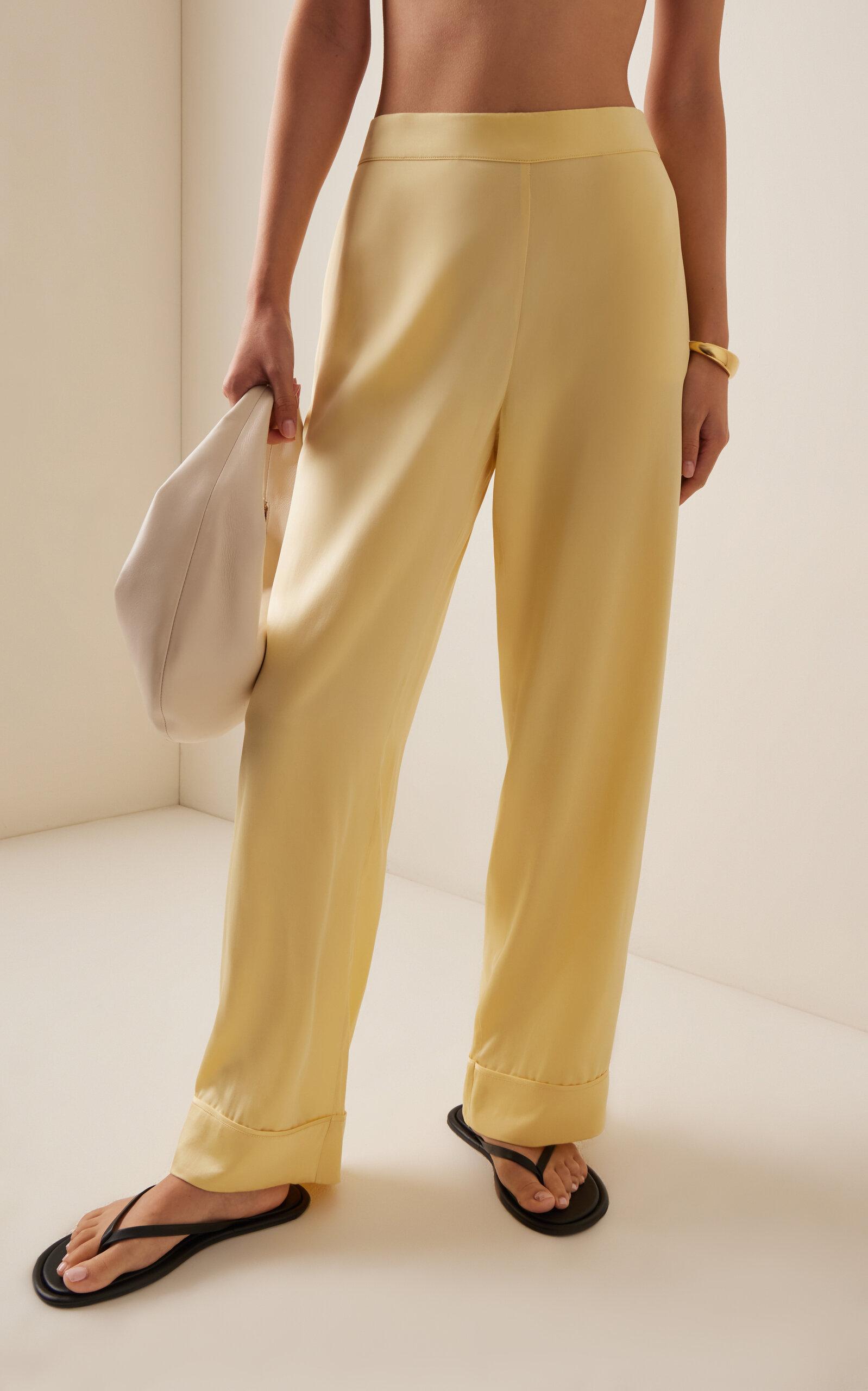 The London Silk-Charmeuse PJ Bottoms