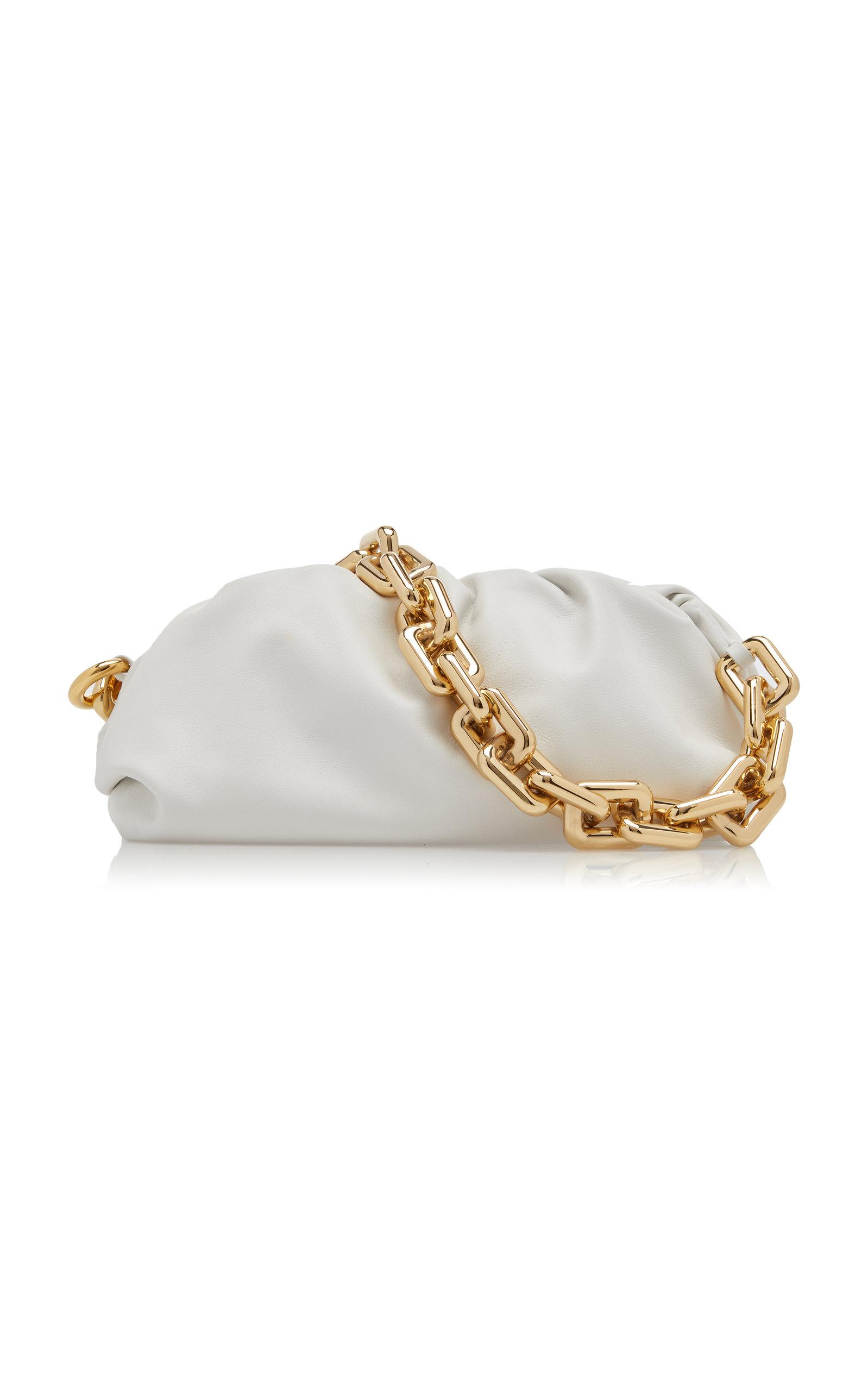 The Chain Pouch Leather Clutch