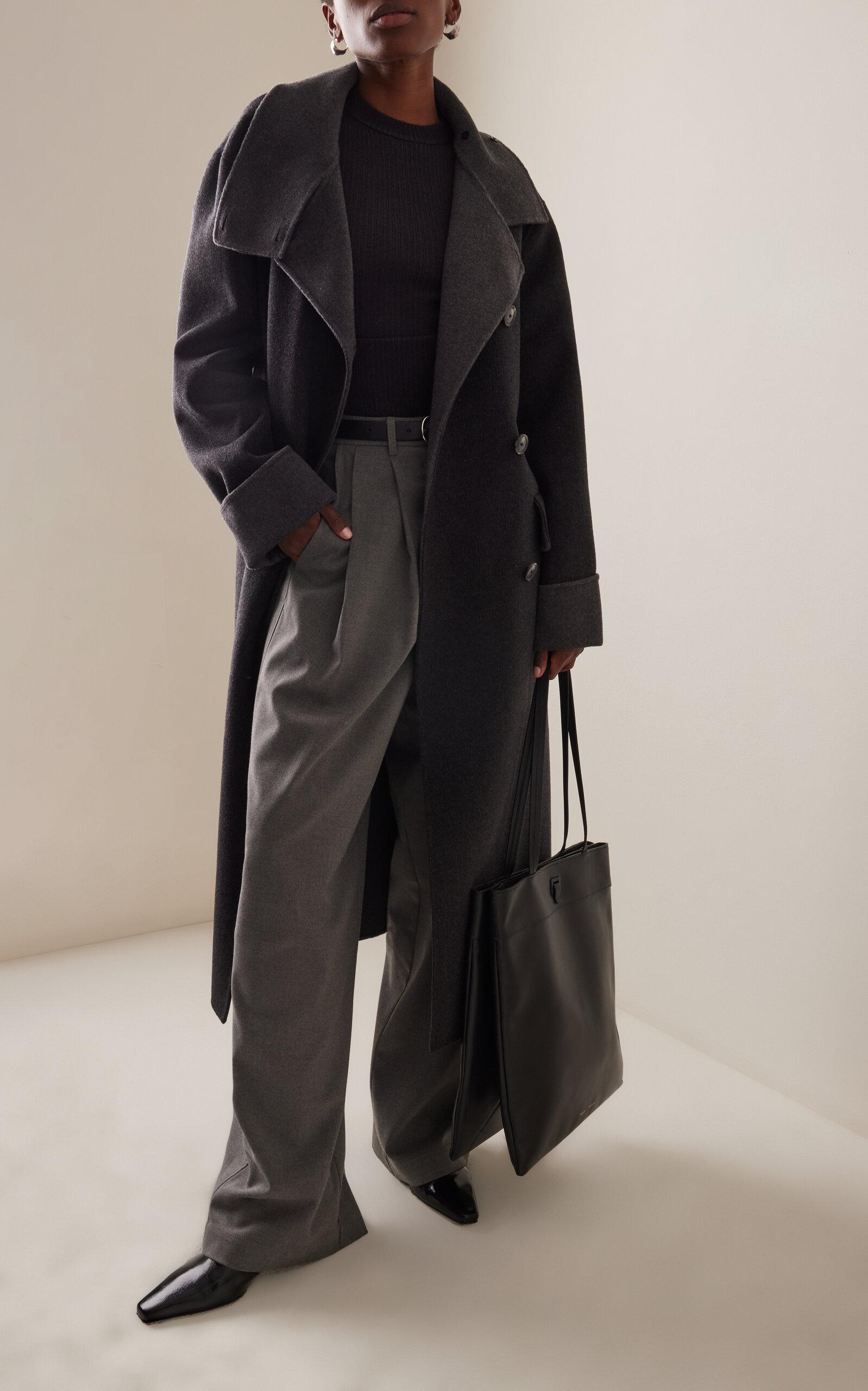 Constance Ribbed Melton Coat