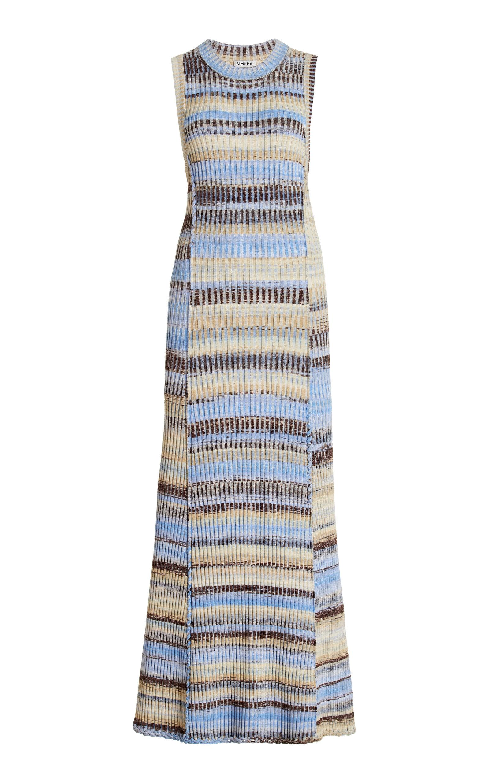 Fairfax Ribbed-Knit Maxi Dress