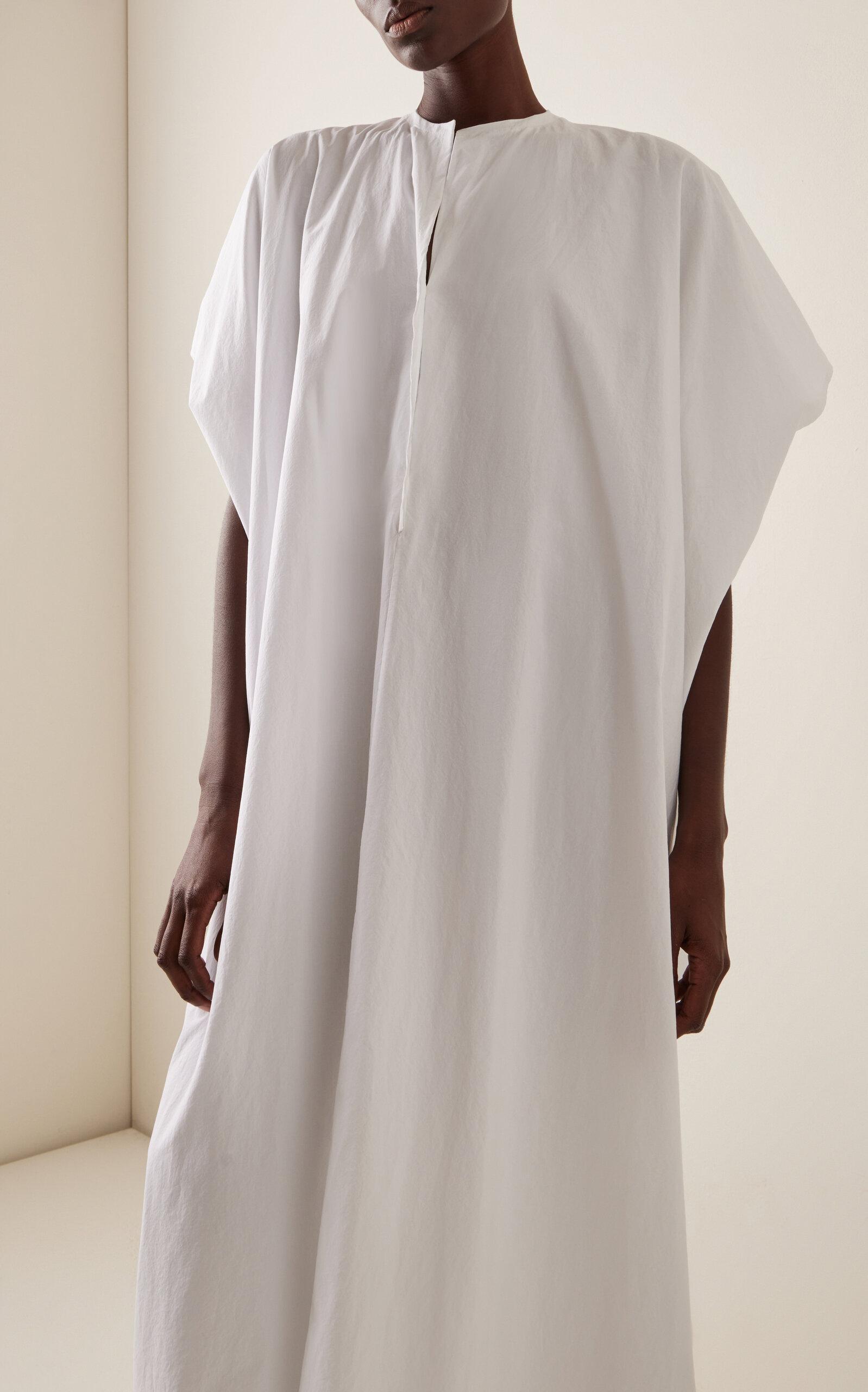 Saule Cotton Poplin Kaftan Maxi Dress