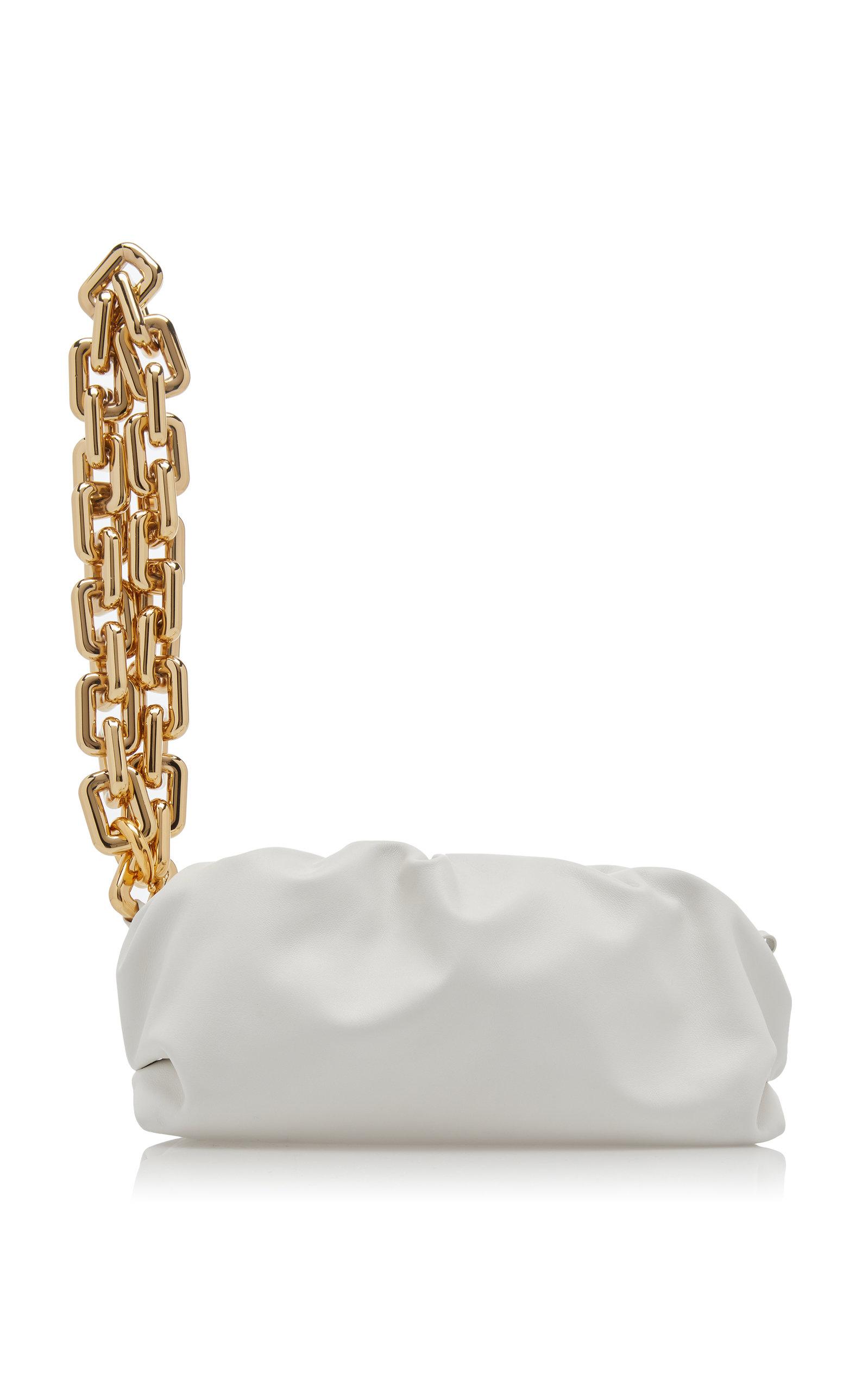 The Chain Pouch Leather Clutch