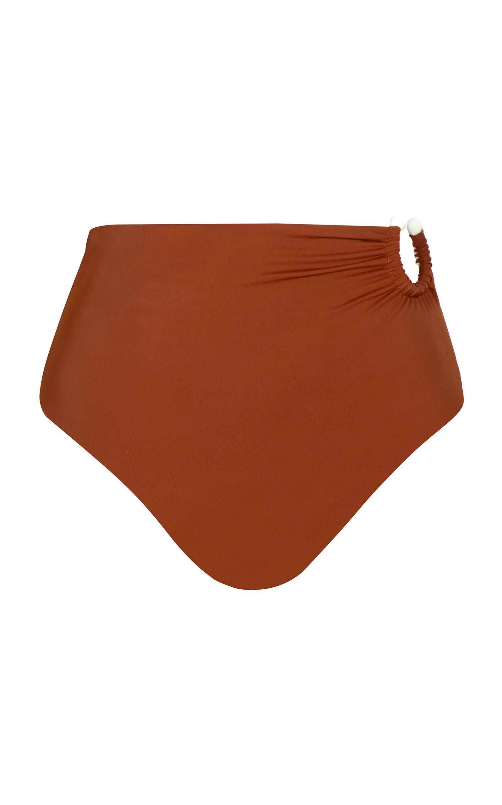 Taita Ring-Detailed High-Waisted Bikini Bottom