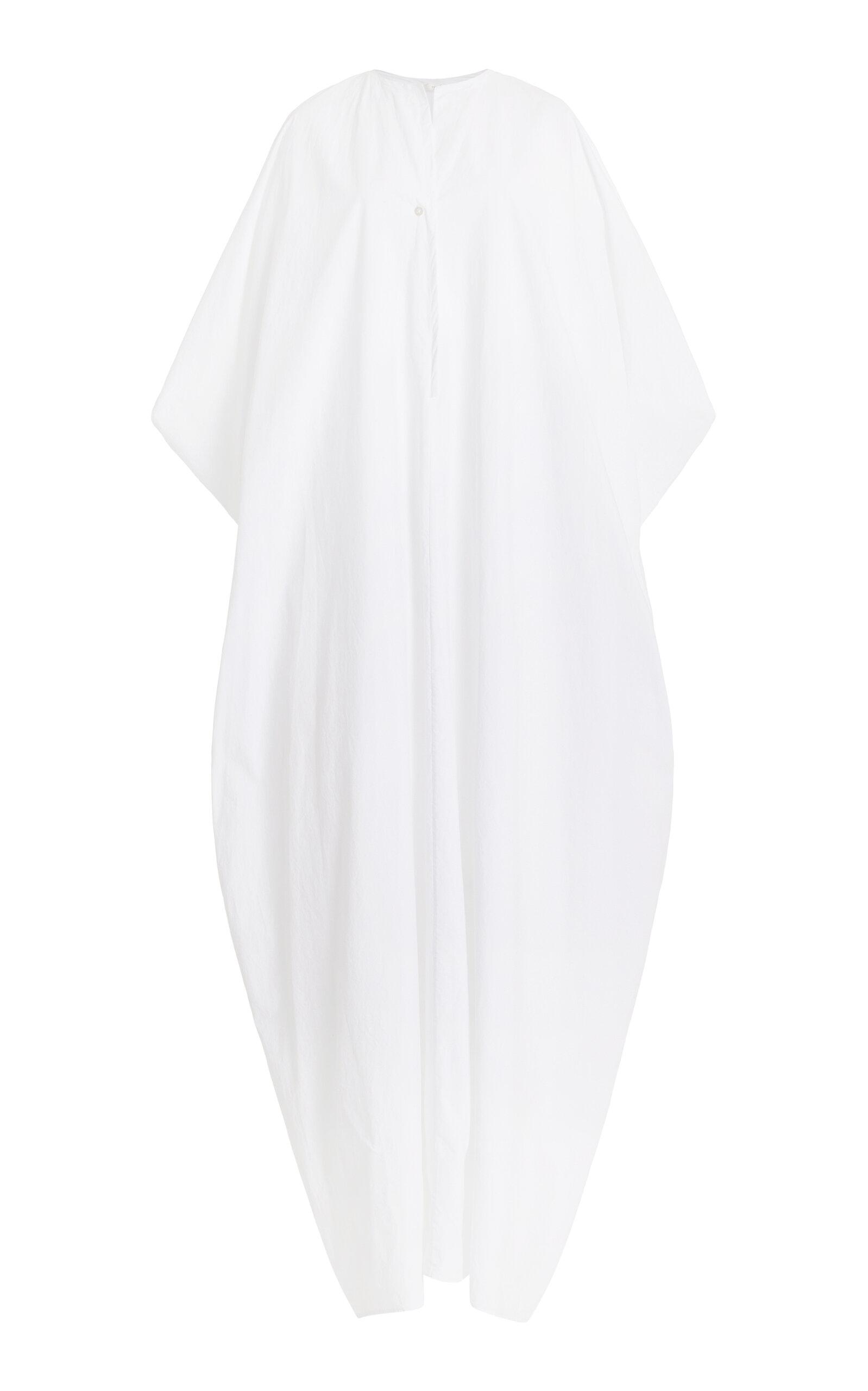 Saule Cotton Poplin Kaftan Maxi Dress