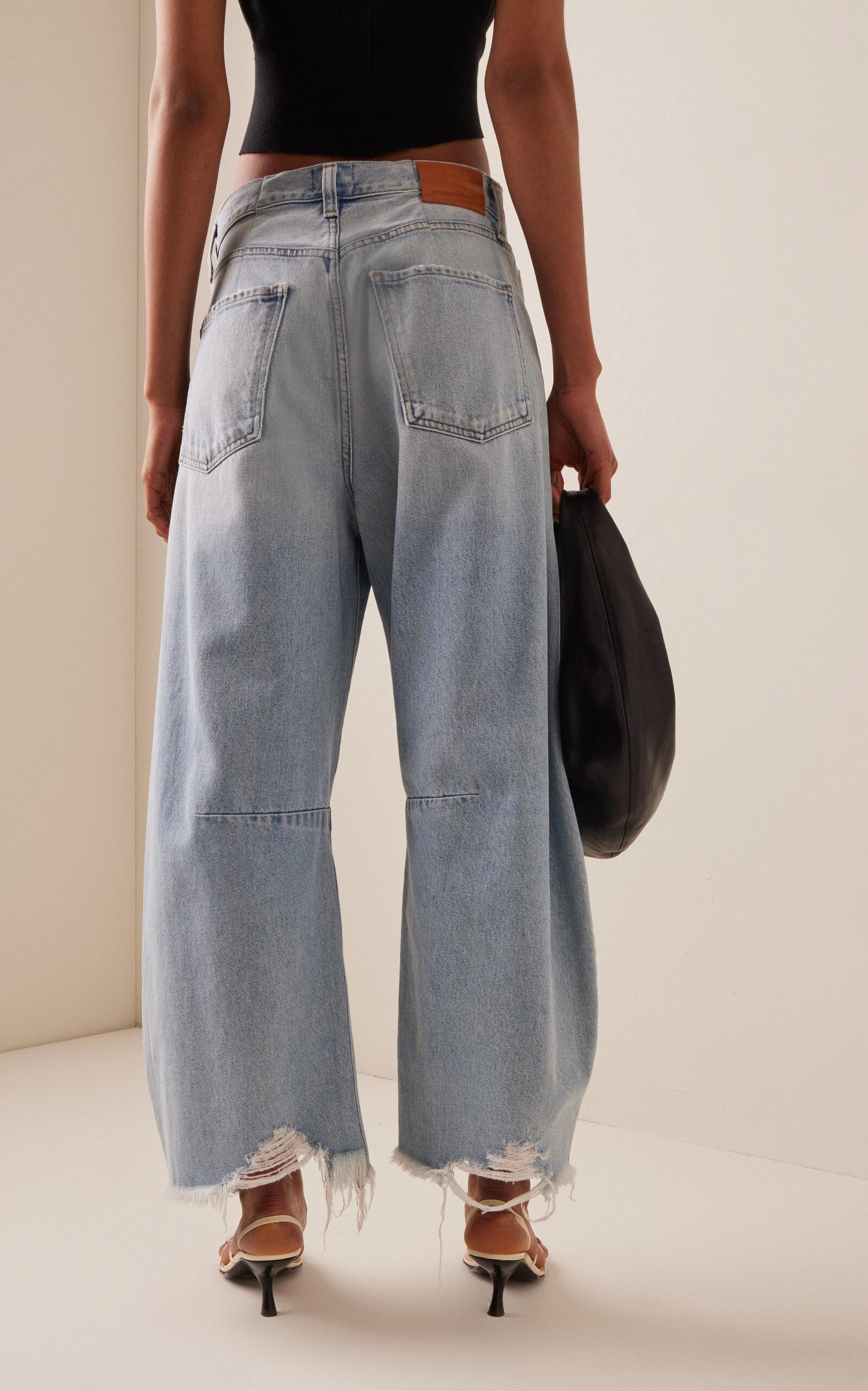 Horseshoe Rigid High-Rise Wide-Leg Jeans