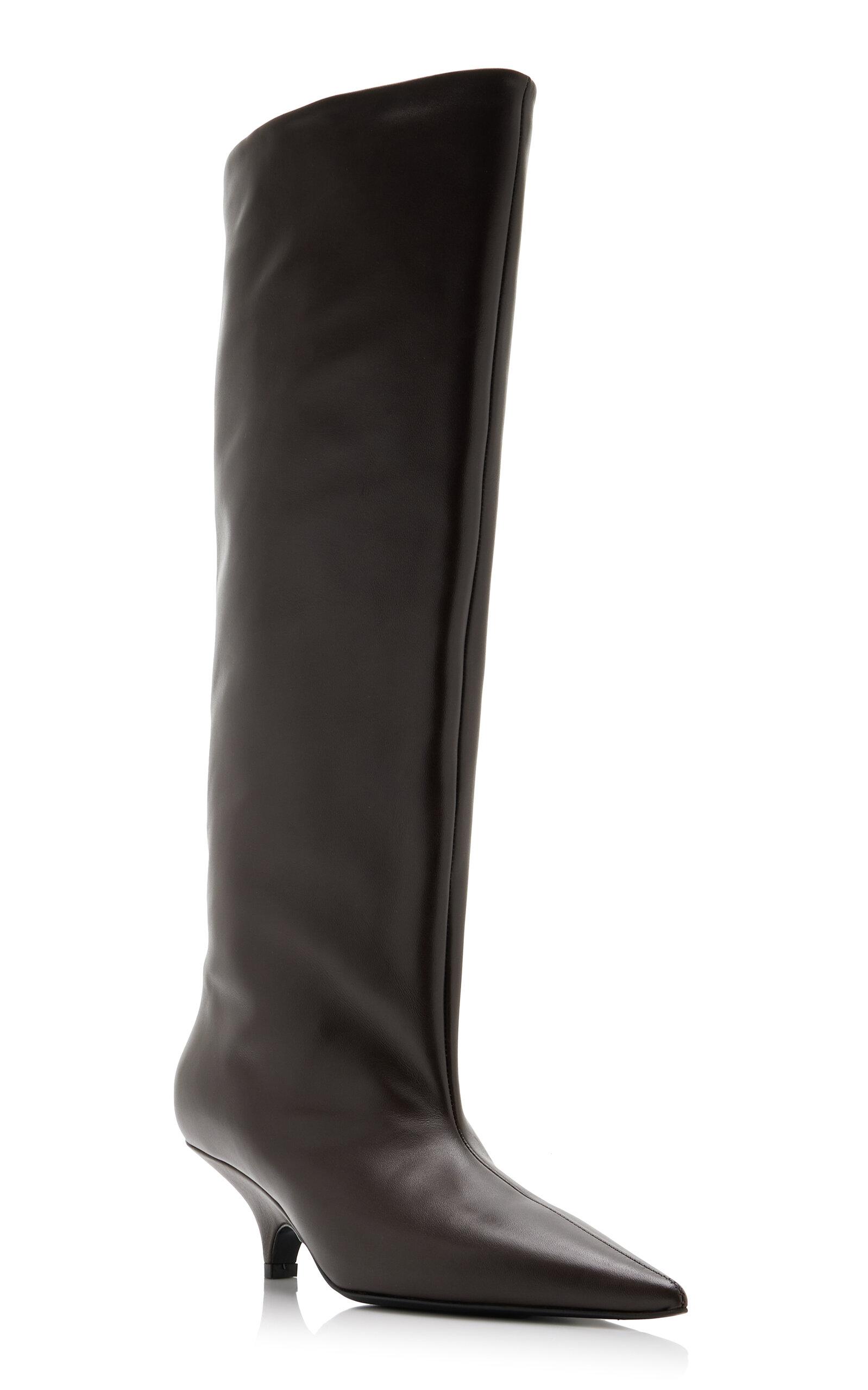 Leather Knee Boots