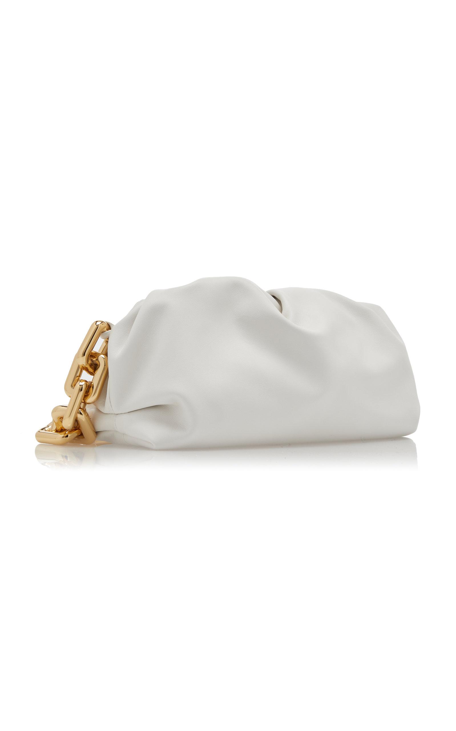 The Chain Pouch Leather Clutch