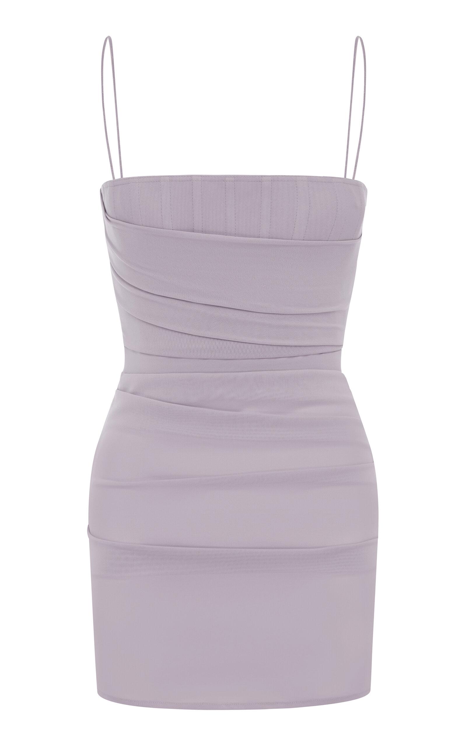 Power Mesh Mini Dress