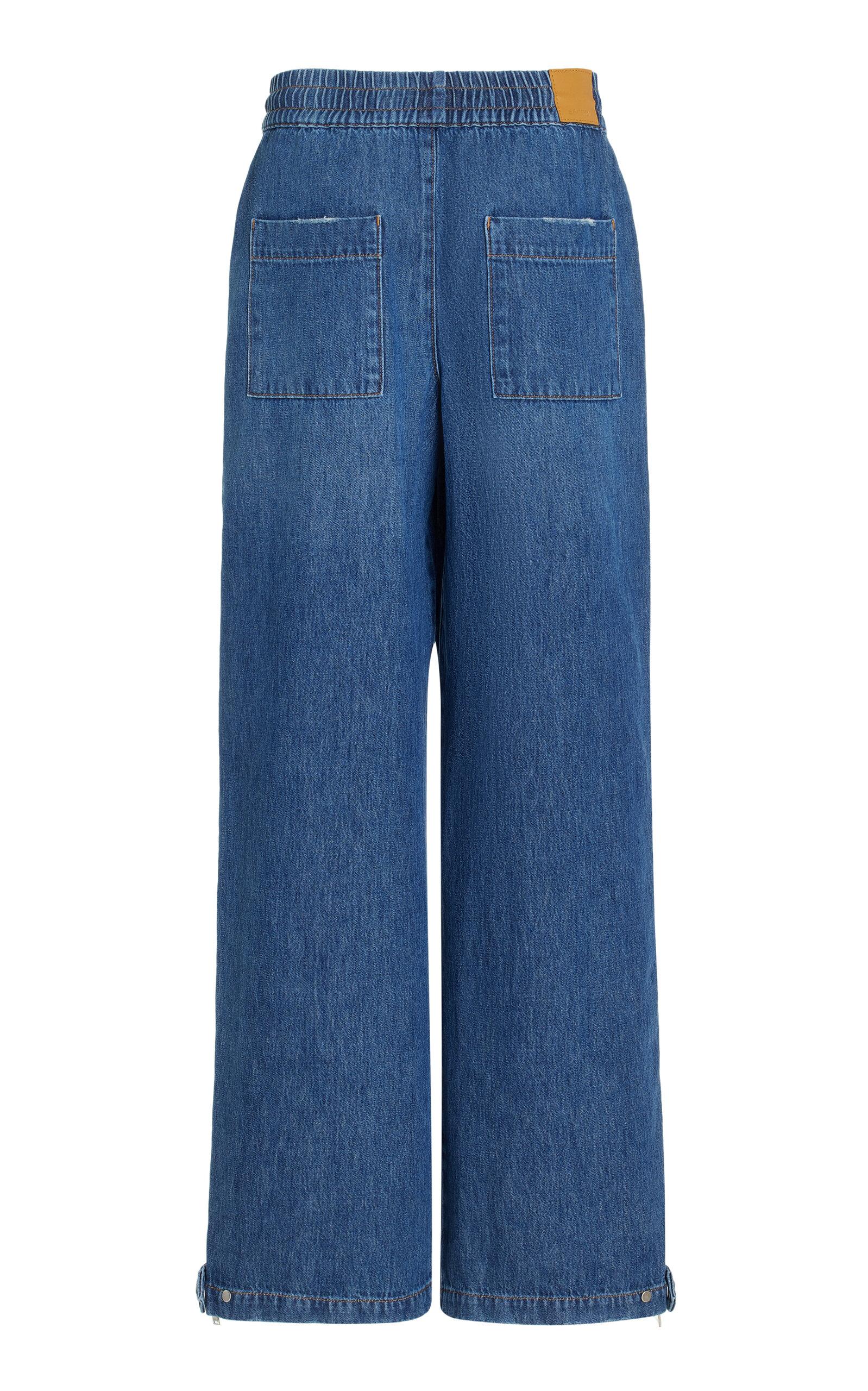 Mila Side Gusset Denim Pants