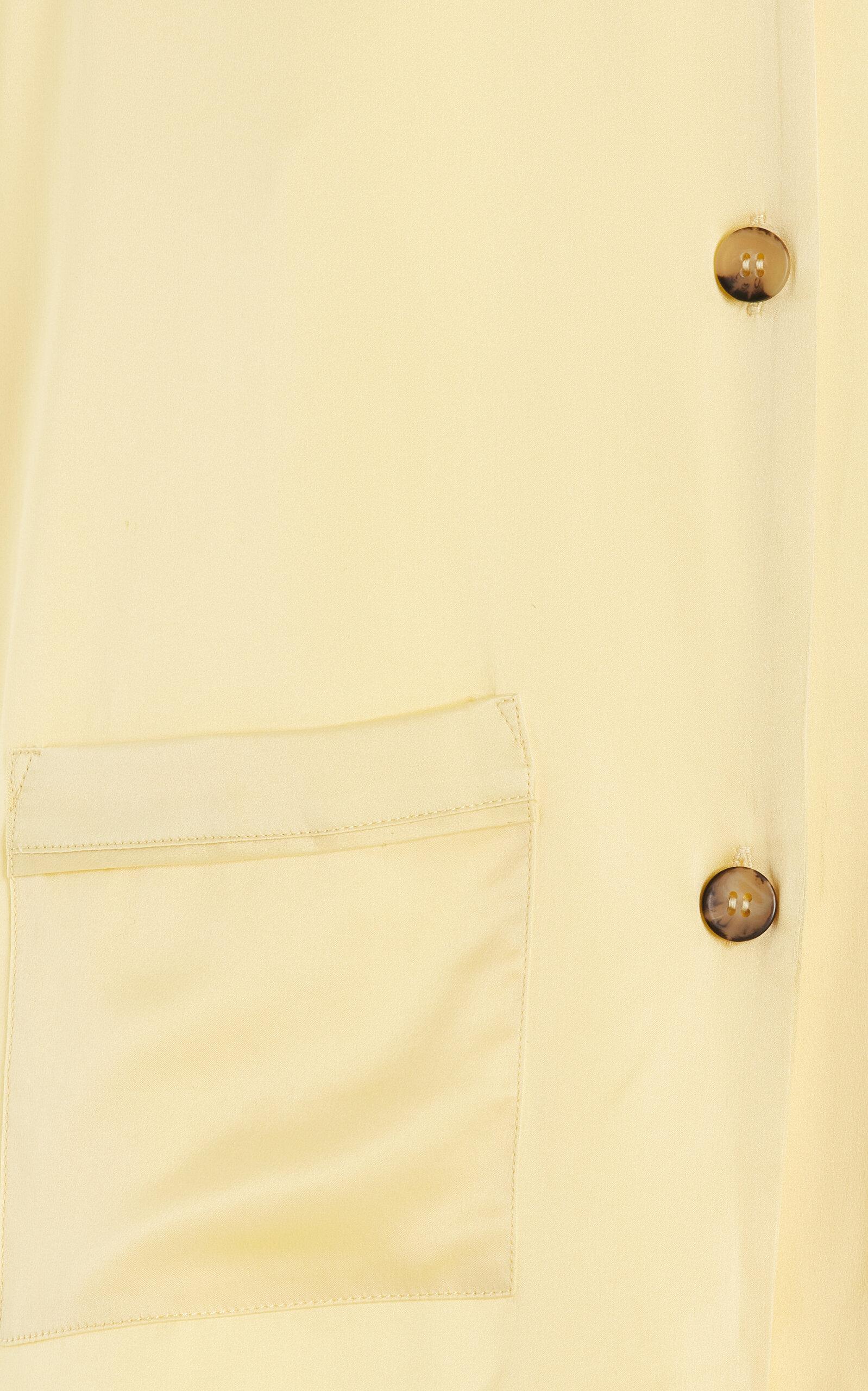 The Beverly Silk-Charmeuse Shirt