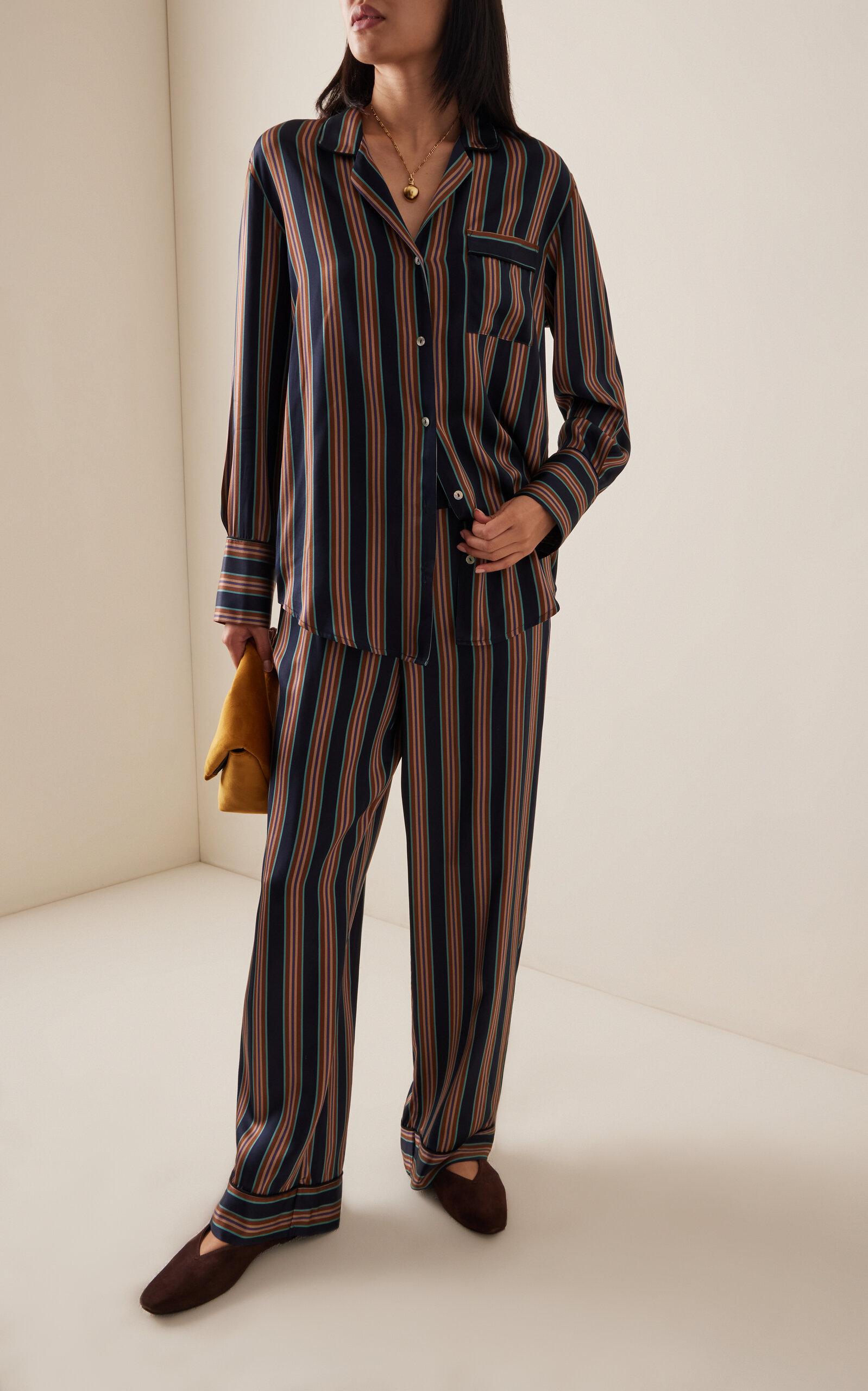 The Paris Striped Silk Shirt