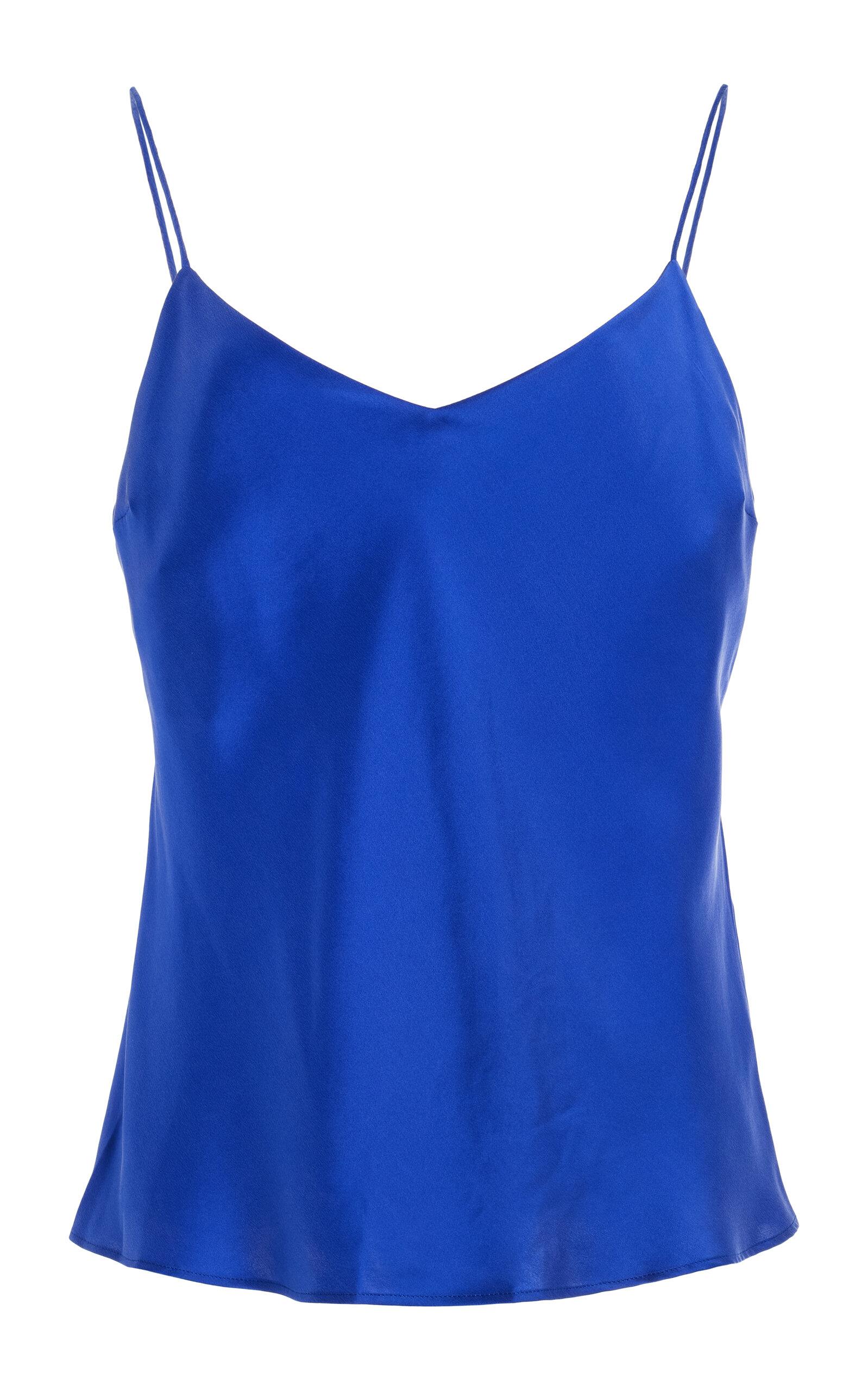 The Milos Silk-Charmeuse Camisole Top