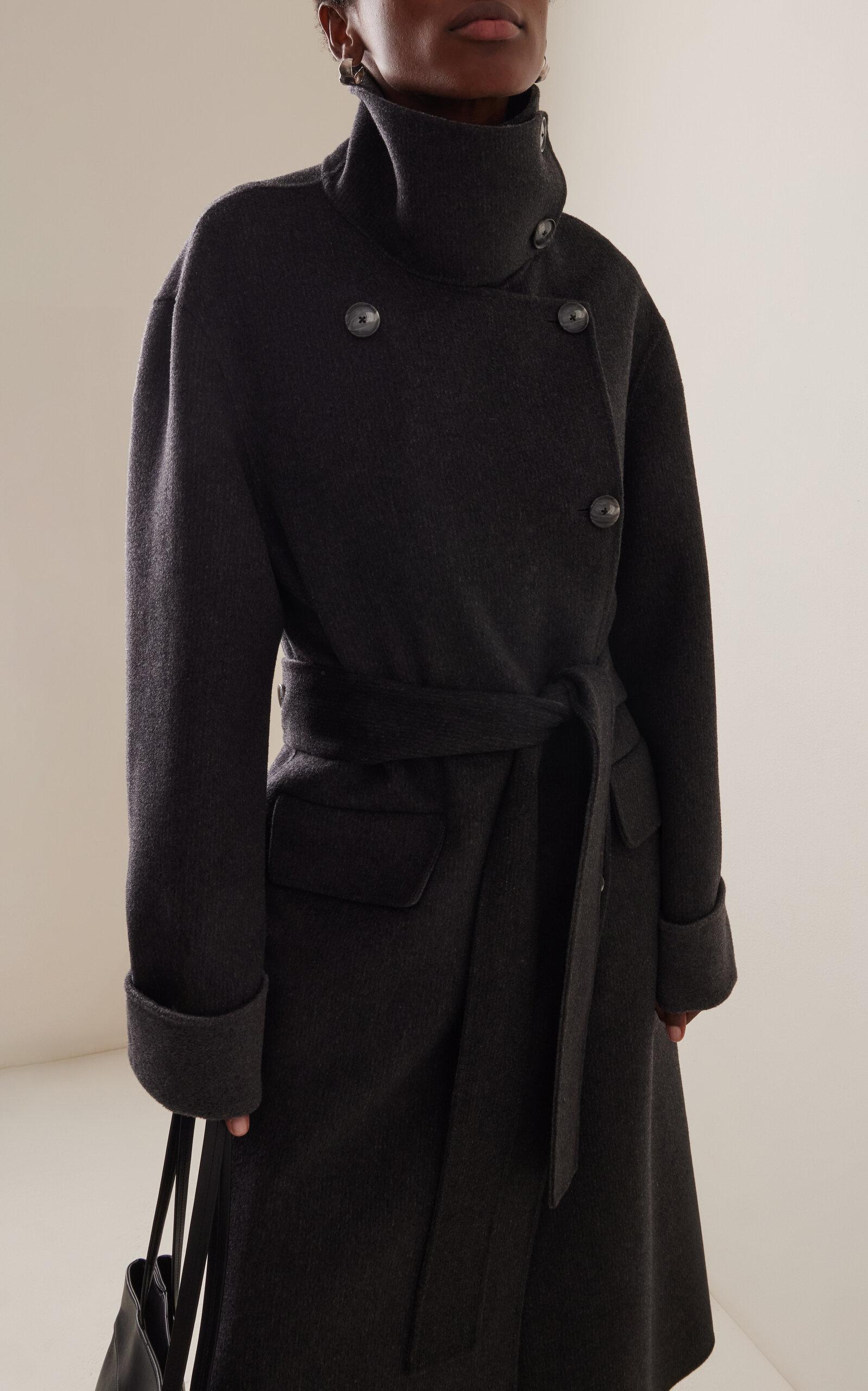 Constance Ribbed Melton Coat