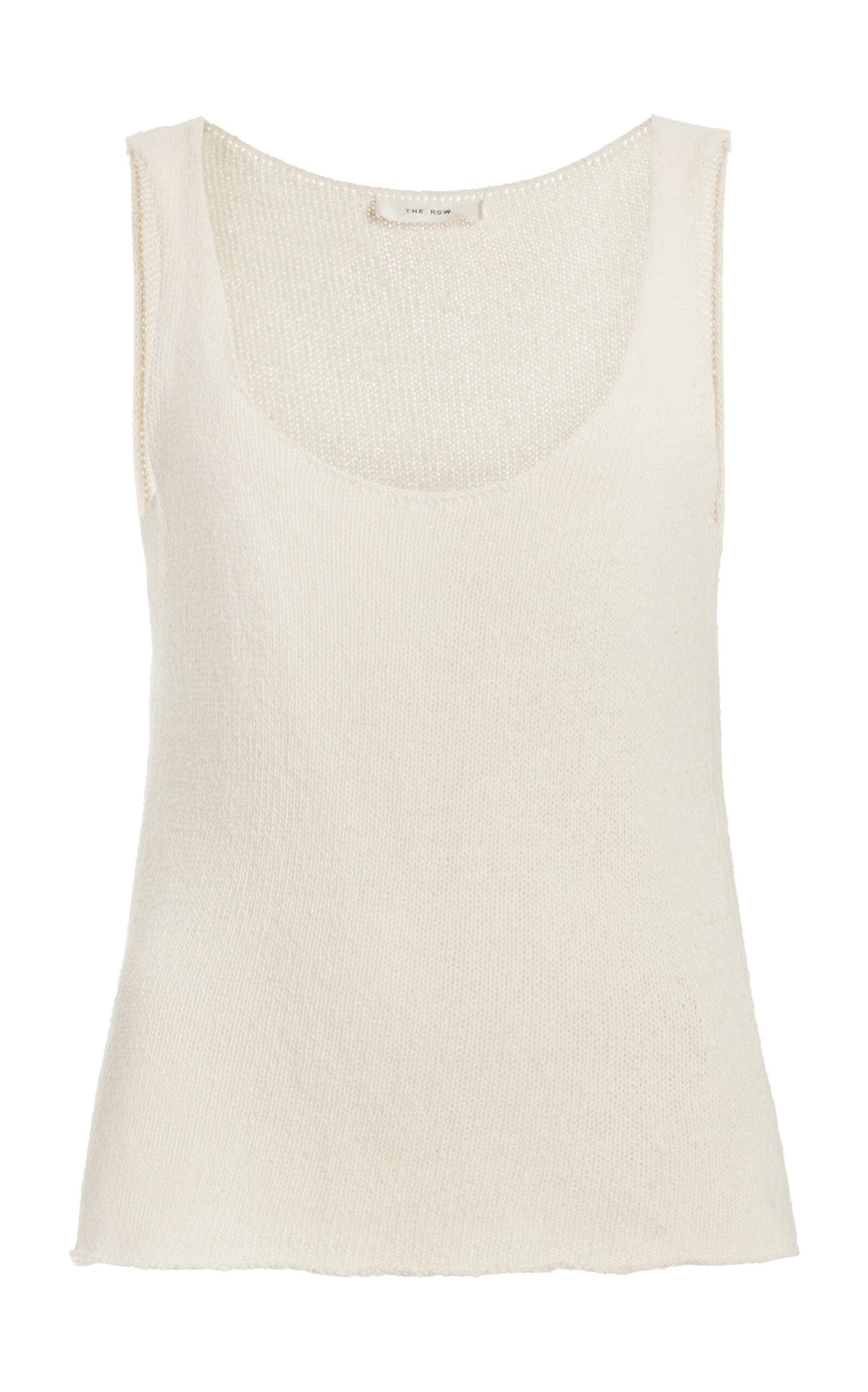 Favana Knit Silk Tank Top