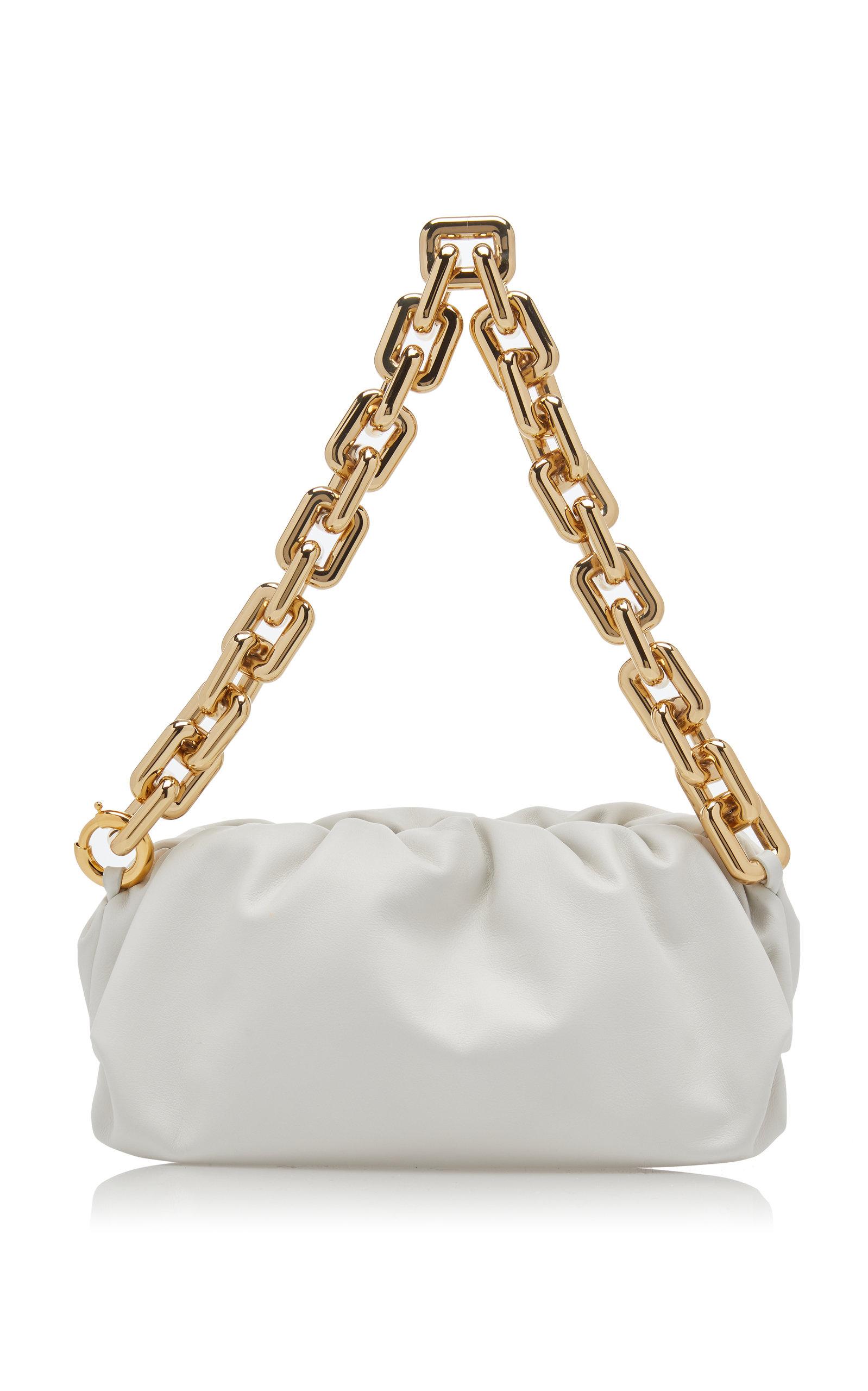 The Chain Pouch Leather Clutch