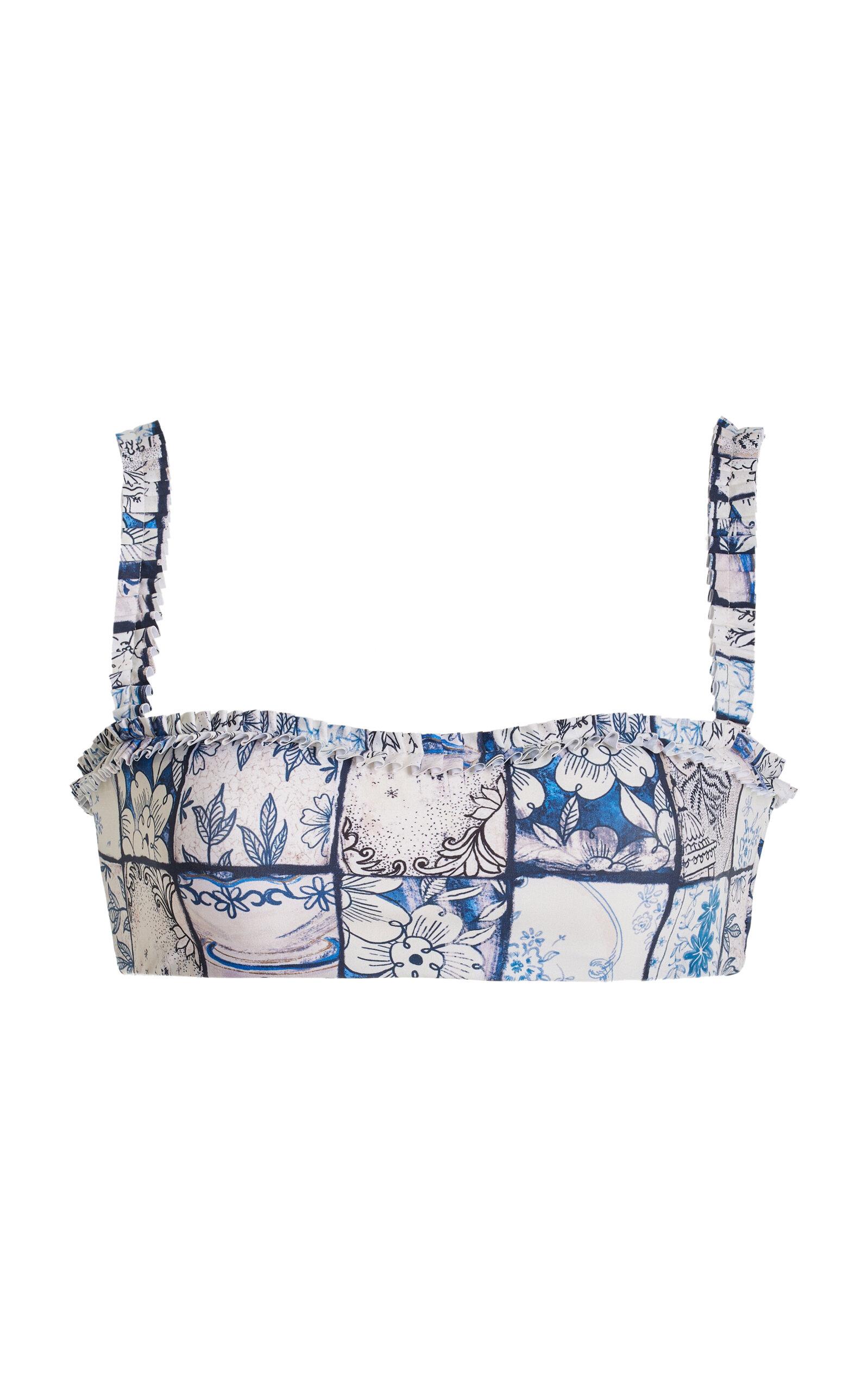 Exclusive Olmo Ruffled Bikini Top