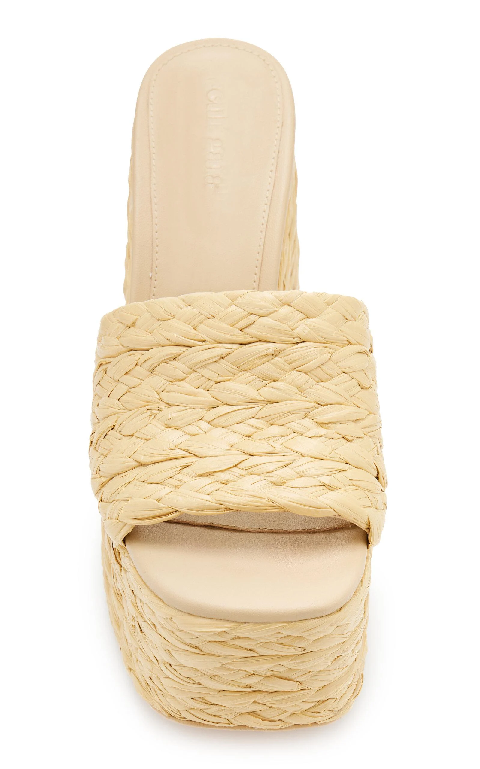 Daria Raffia Platform Mules