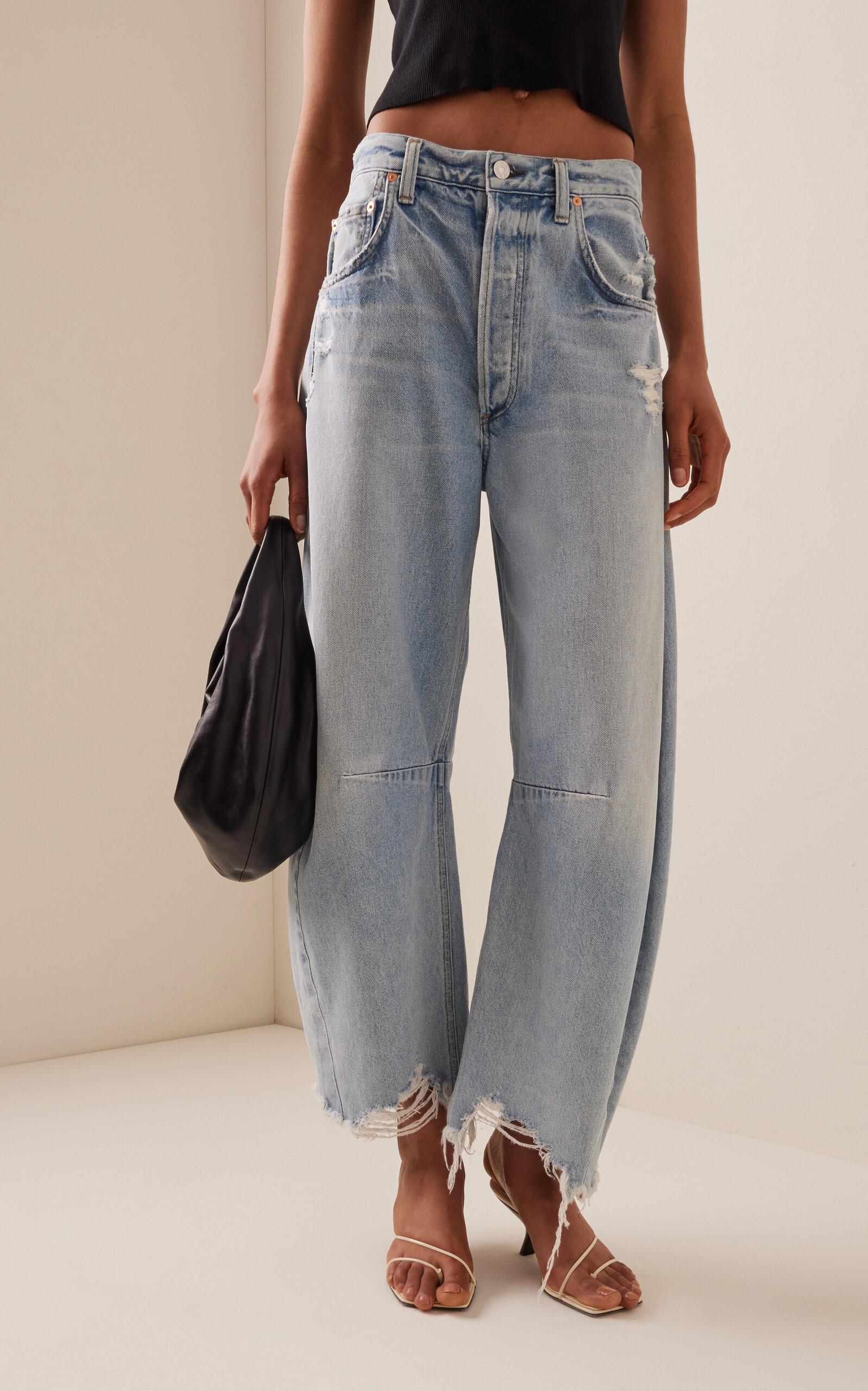 Horseshoe Rigid High-Rise Wide-Leg Jeans