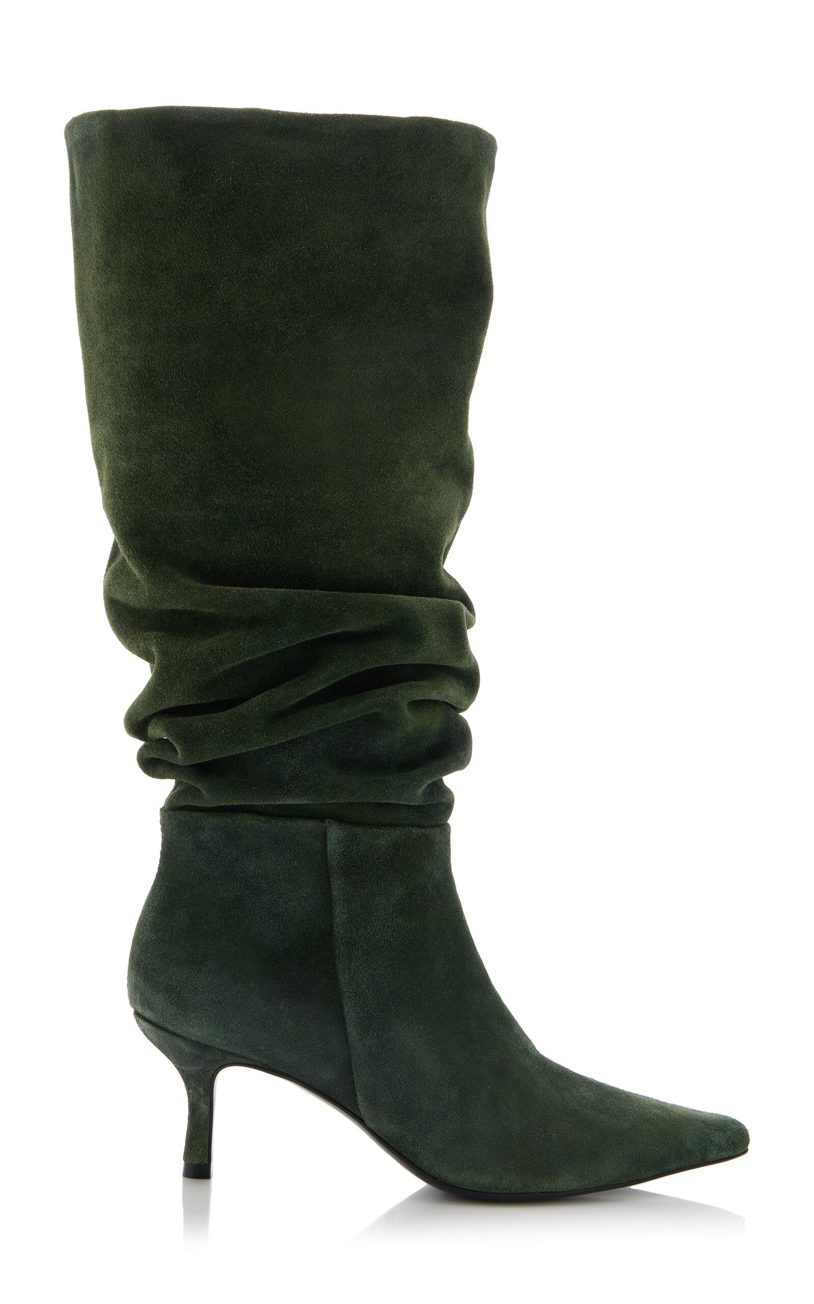 Jordi Slouchy Suede Knee Boots