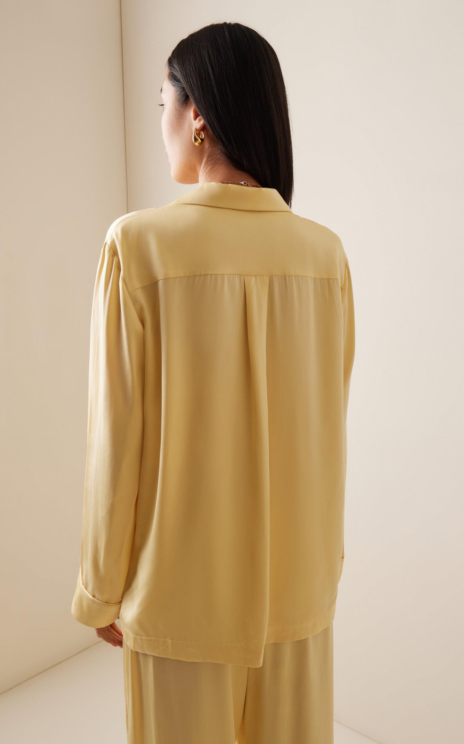 The Beverly Silk-Charmeuse Shirt