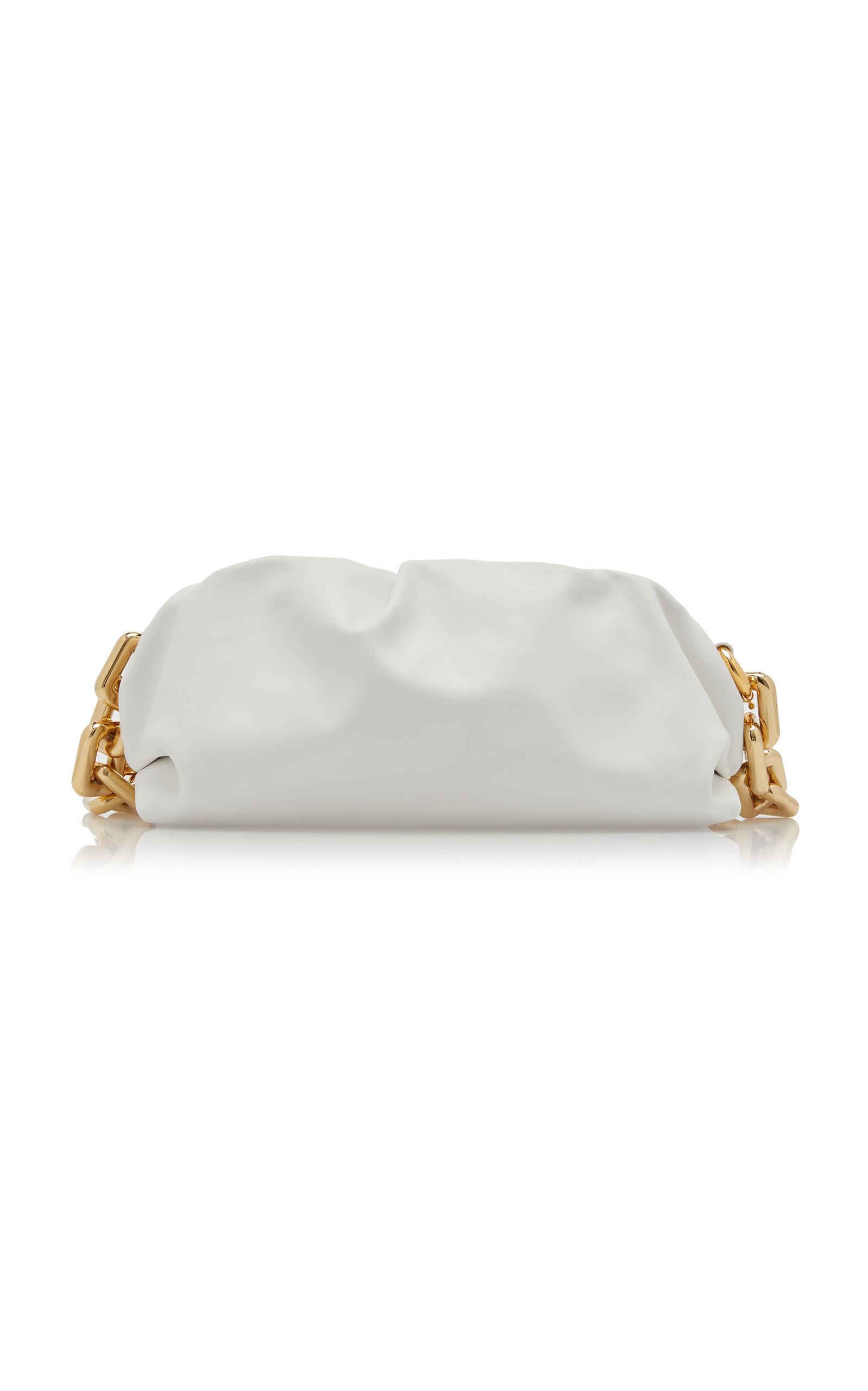 The Chain Pouch Leather Clutch