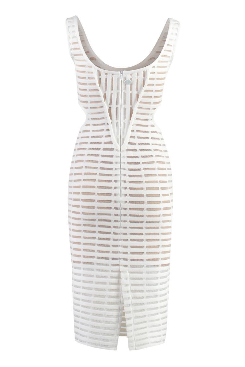 Genny Knitted Dress in White