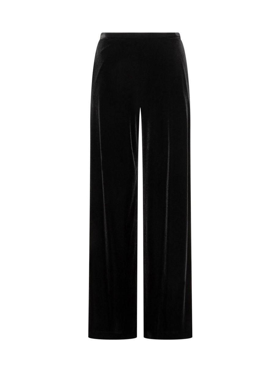 Ea7 Emporio Armani Chenille Trousers in Black