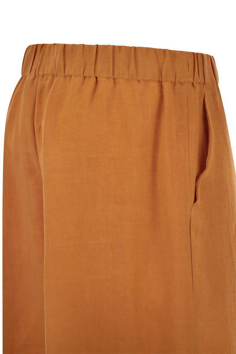 Antonelli Ryan - Loose Linen Trousers in Orange