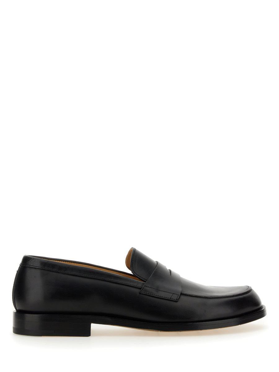 Premiata Leather Loafer in Black