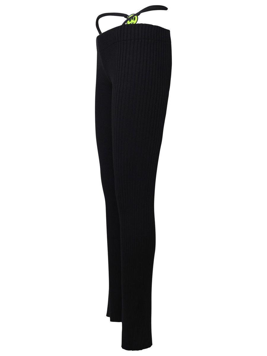 Barrow Black Stretch Logo Leggings in Black