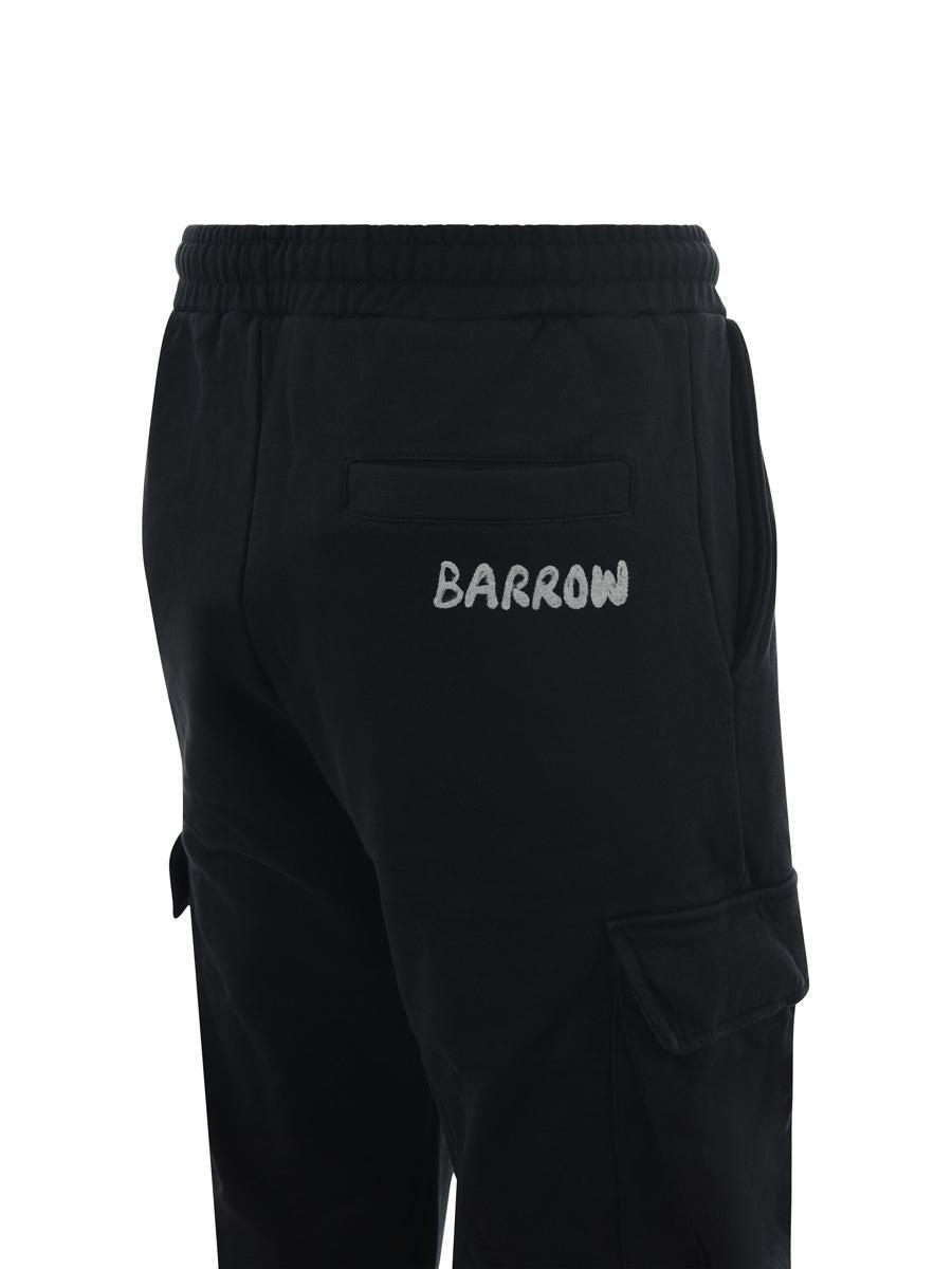 Barrow  Cargo Jogging Trousers in Black