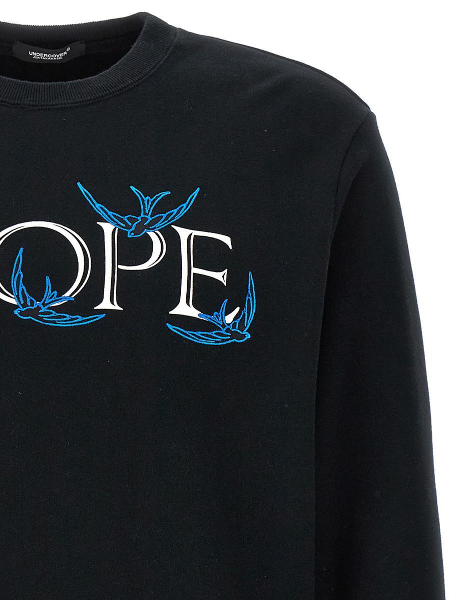 Undercover 'Nope' Sweatshirt in Black