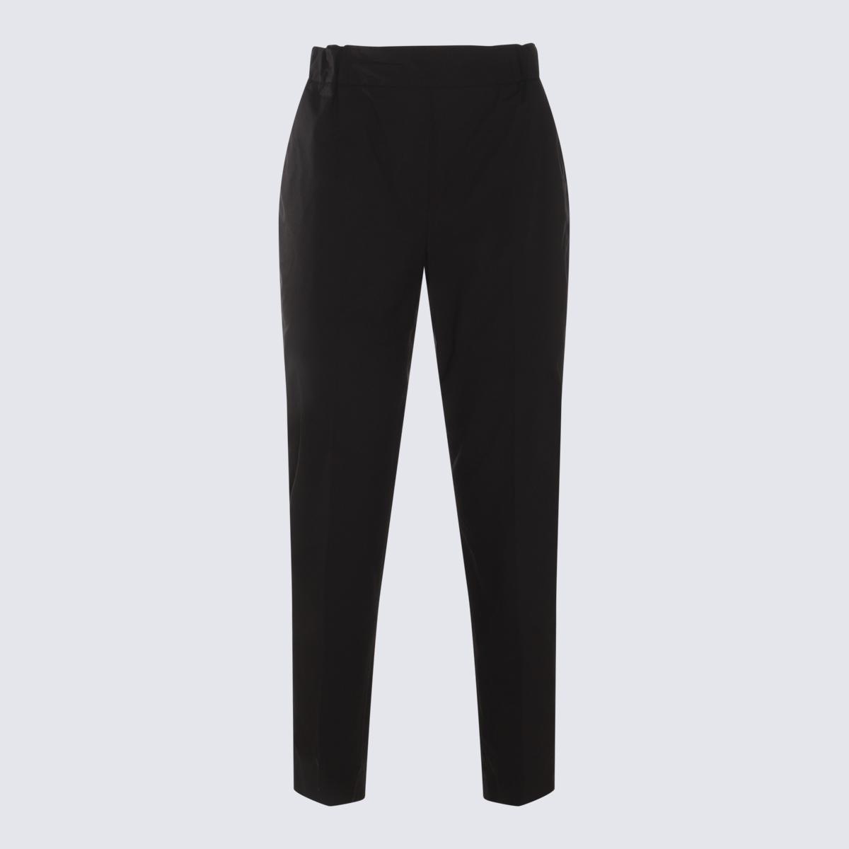 Antonelli Black Cotton Pants in Black