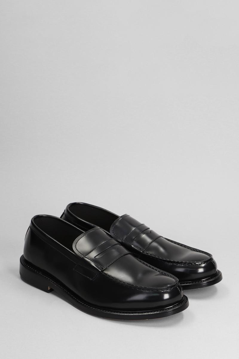 Loafers In Black Leather