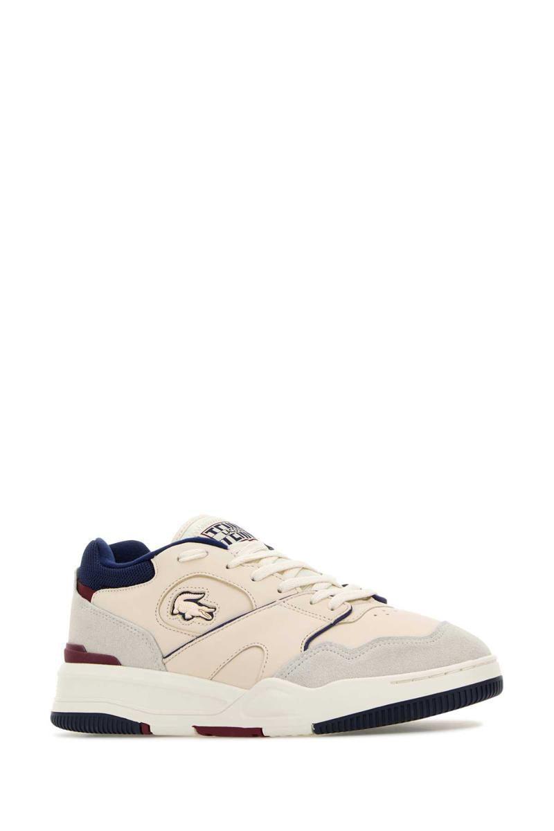 Ivory Leather Lineshot Sneakers