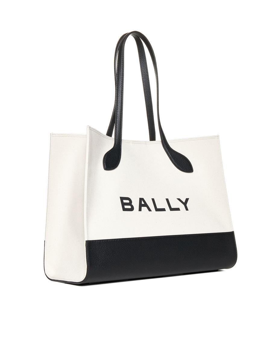 Bally Logo Printed Tote Bag