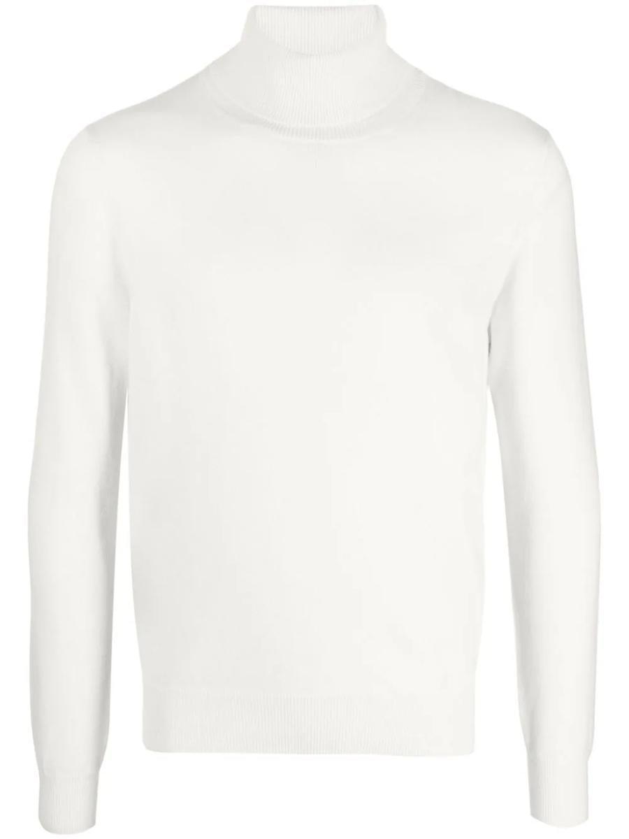 Malo Turtleneck Sweater in White